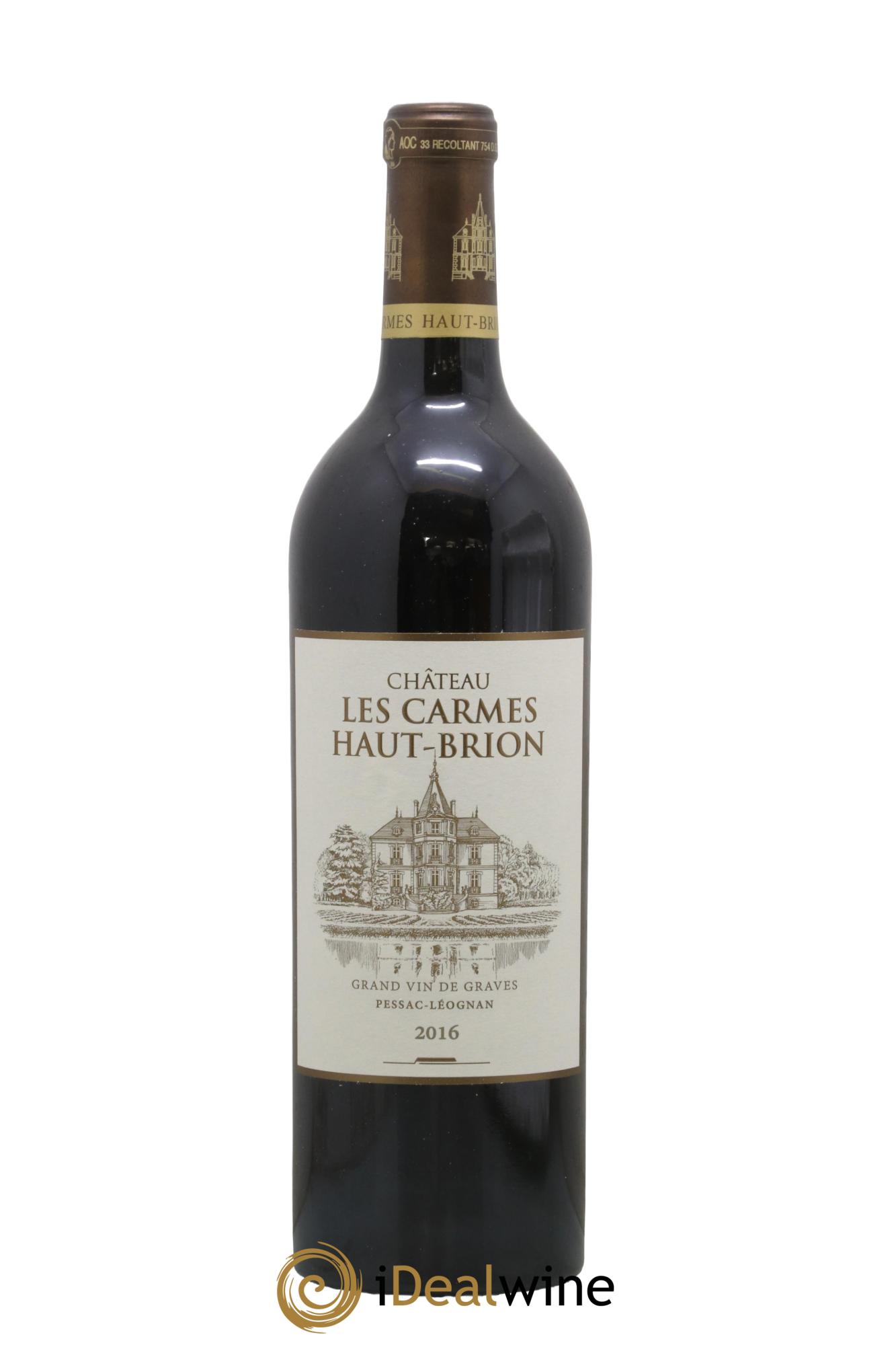 Château Les Carmes Haut-Brion 2016 - Lot de 1 bouteille - 0