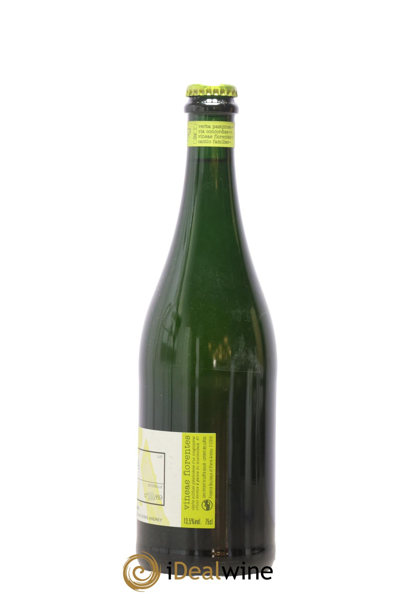 Vin de France Vinae Florentes Riesling Florence Bouleaux et Pierre Andrey 2019 - Lot of 1 bottle - 1