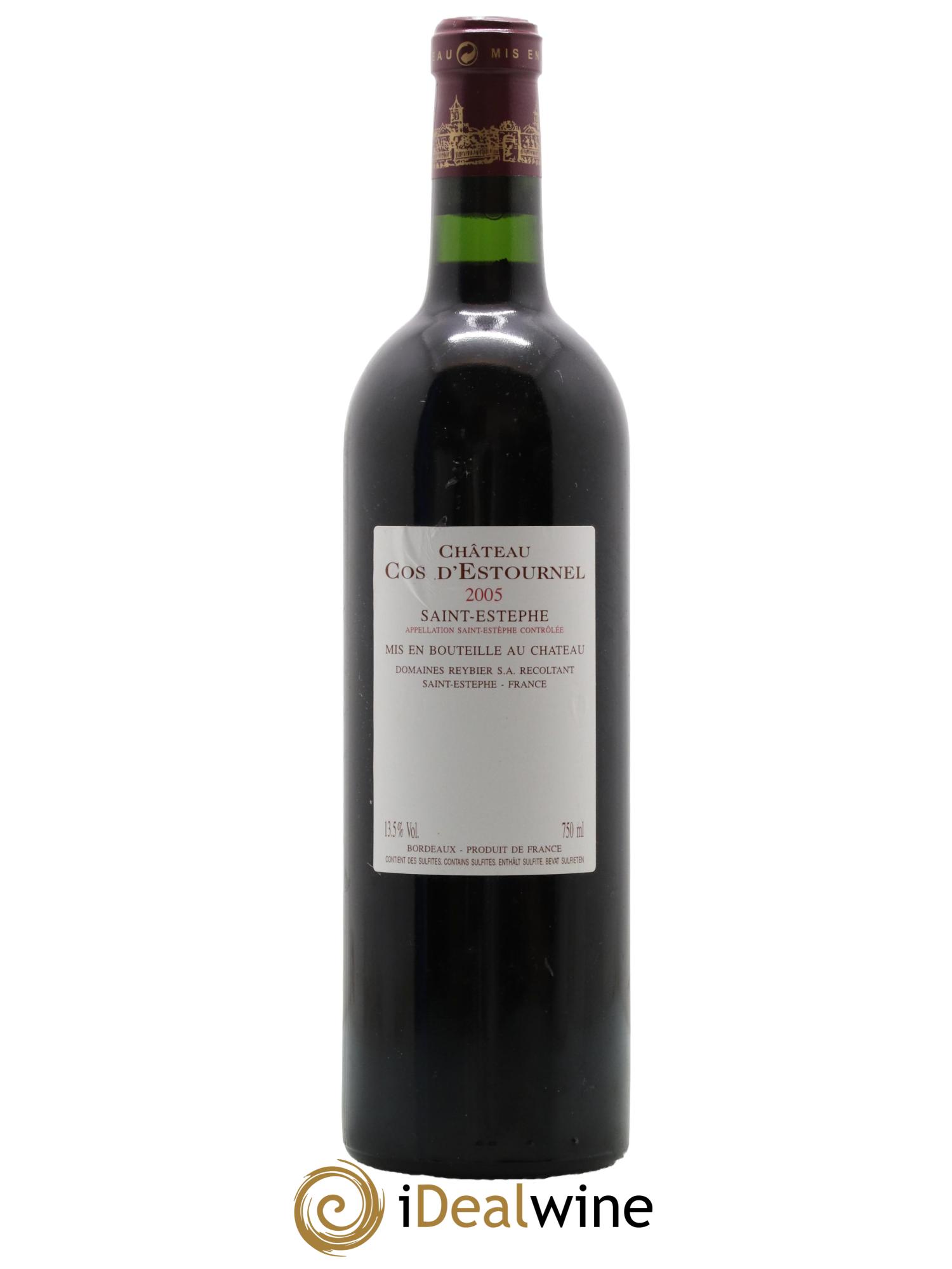 Cos d'Estournel 2ème Grand Cru Classé 2005 - Lot de 1 bouteille - 1