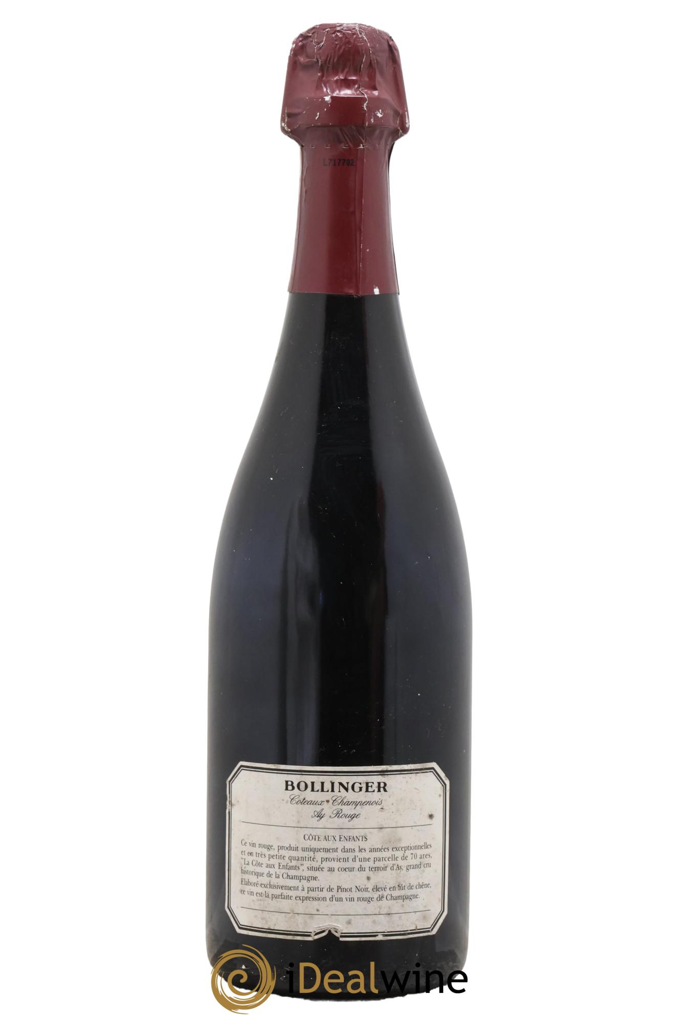 La Côte Aux Enfants Bollinger 1990 - Lot of 1 bottle - 1