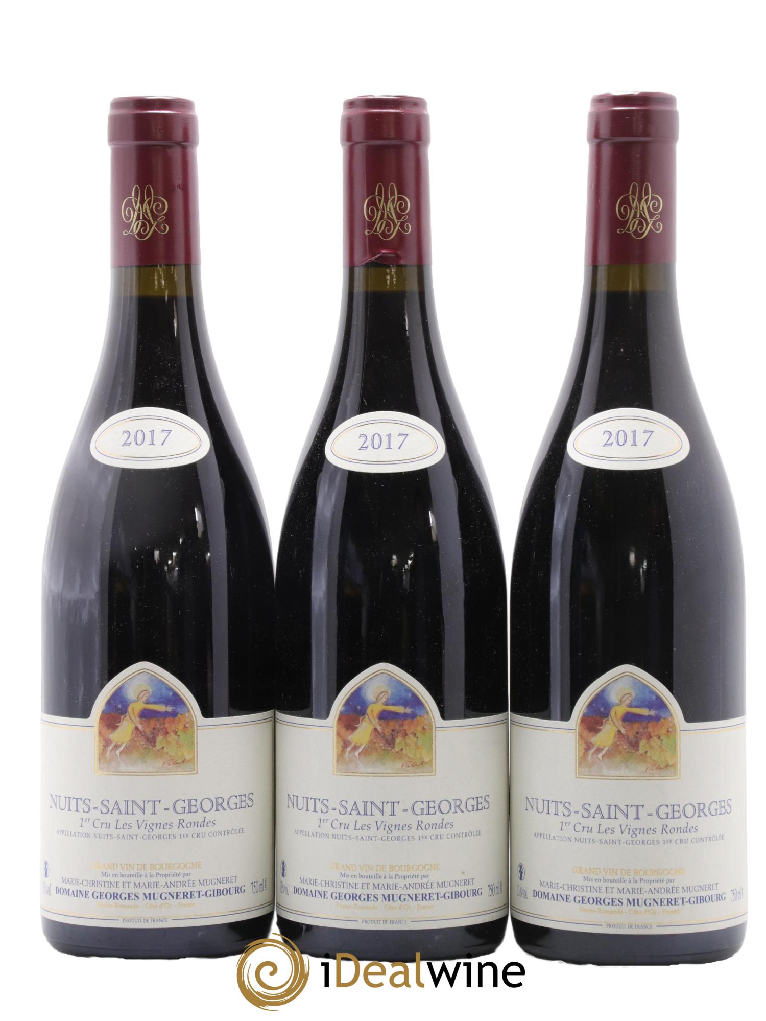 Nuits-Saint-Georges 1er Cru Les Vignes Rondes Mugneret-Gibourg (Domaine) 2017 - Lot de 3 bouteilles - 0
