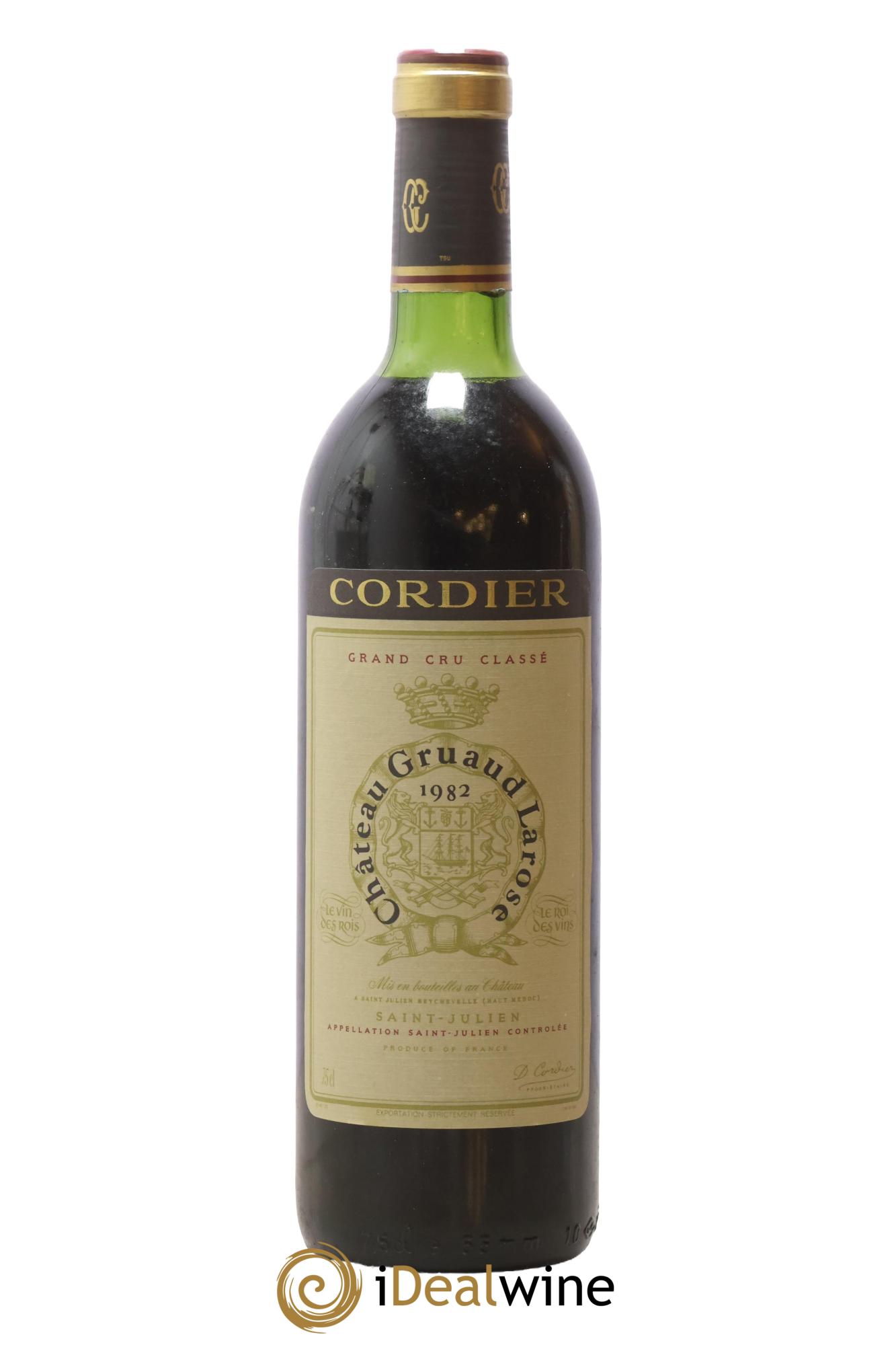 Château Gruaud Larose 2ème Grand Cru Classé 1982 - Lot de 1 bouteille - 0
