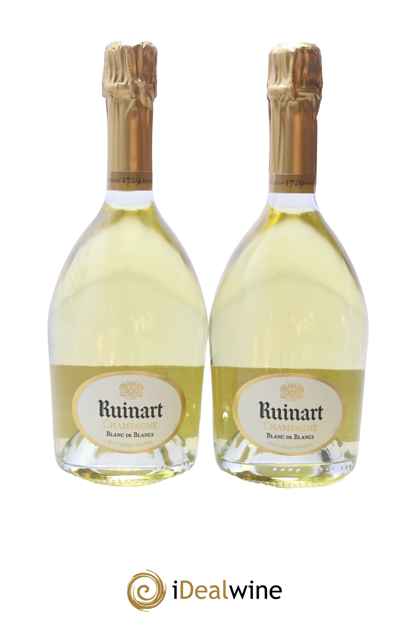 Blanc de Blancs Brut Ruinart - Lotto di 2 bottiglie - 0