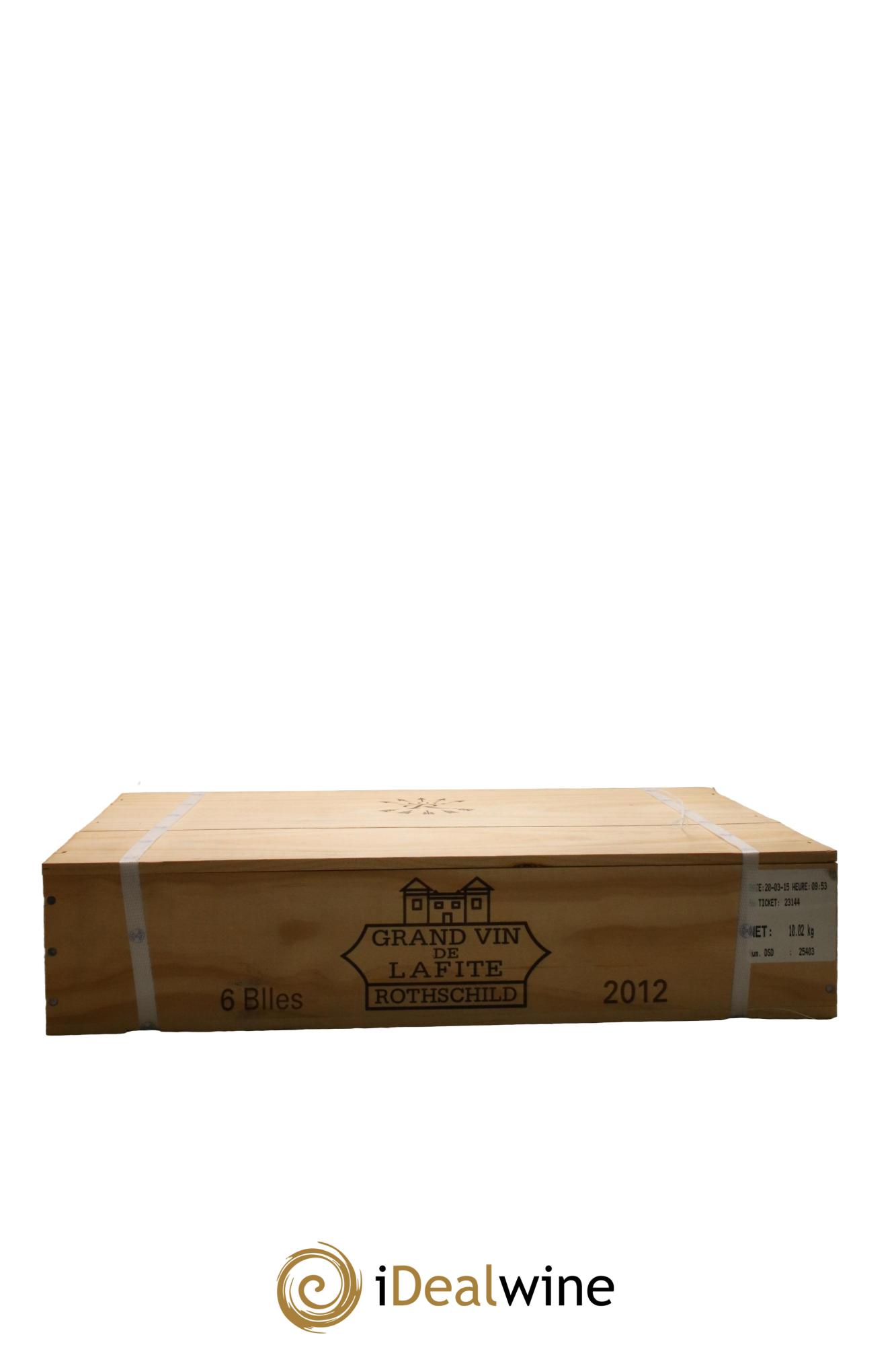 Château Lafite Rothschild 1er Grand Cru Classé 2012 - Lot de 6 bouteilles - 6