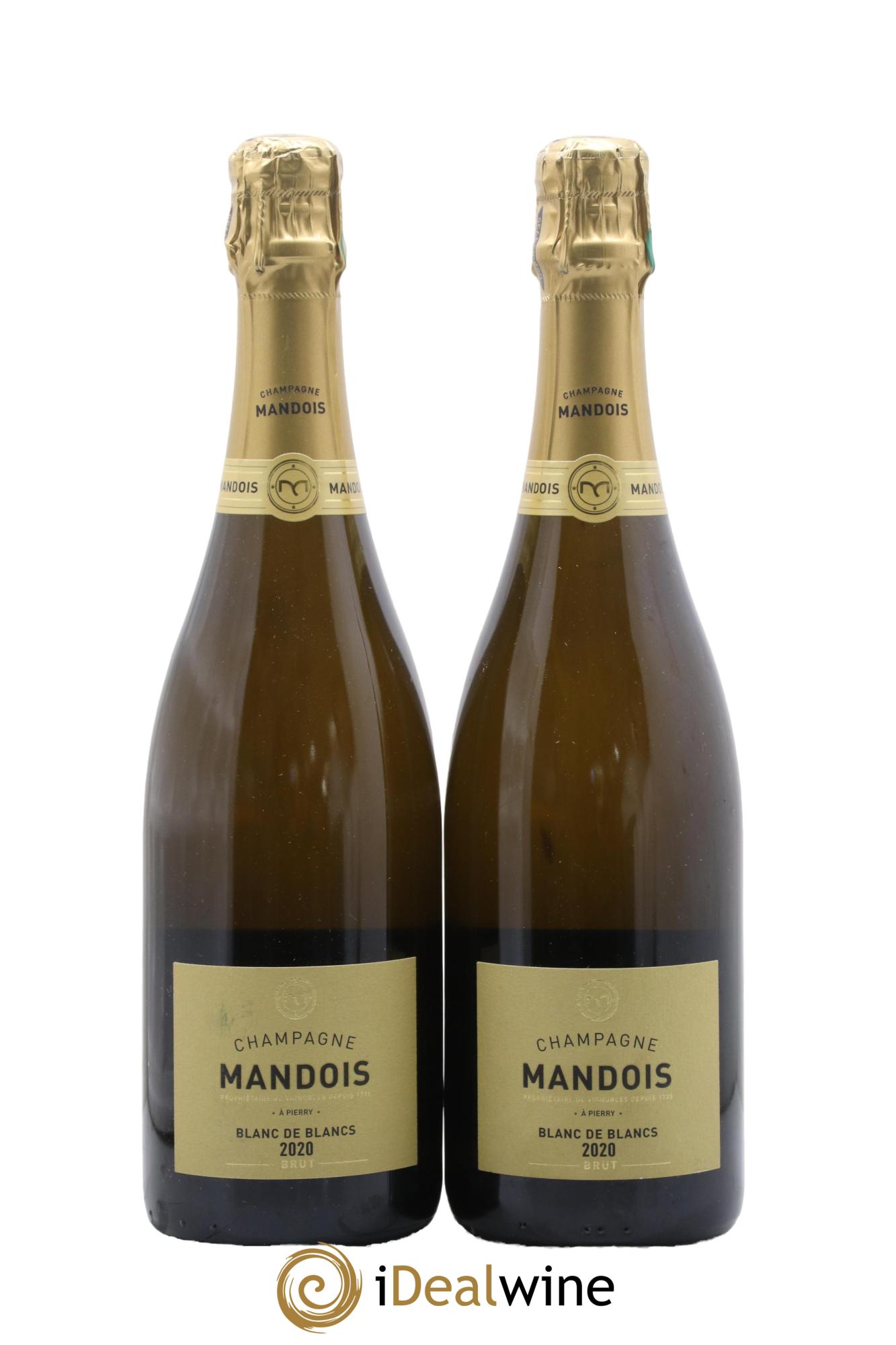 Champagne Blanc de Blancs Maison Mandois 2020 - Lot de 2 bouteilles - 0