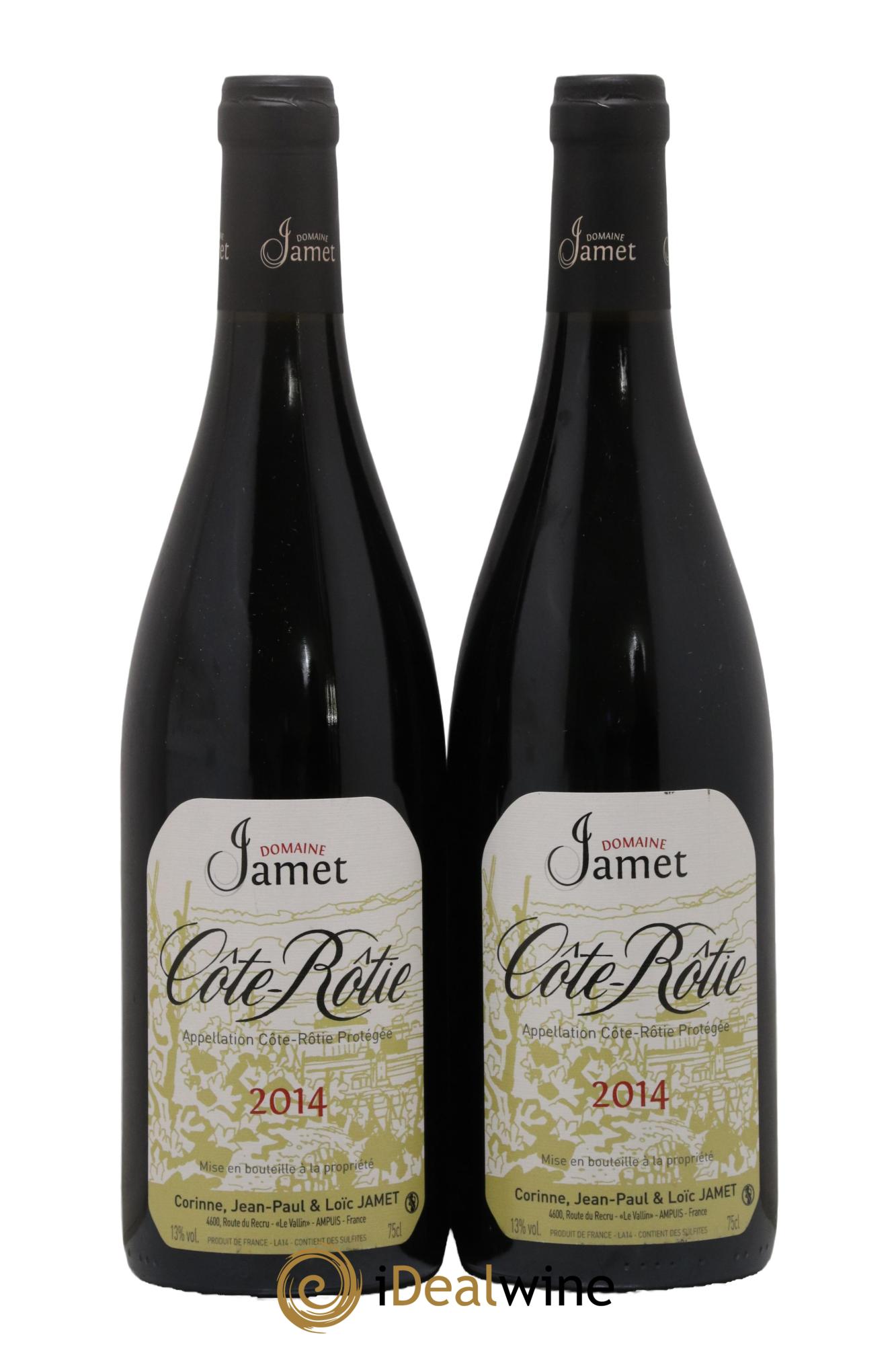 Côte-Rôtie Jamet (Domaine) 2014 - Lot de 2 bouteilles - 0