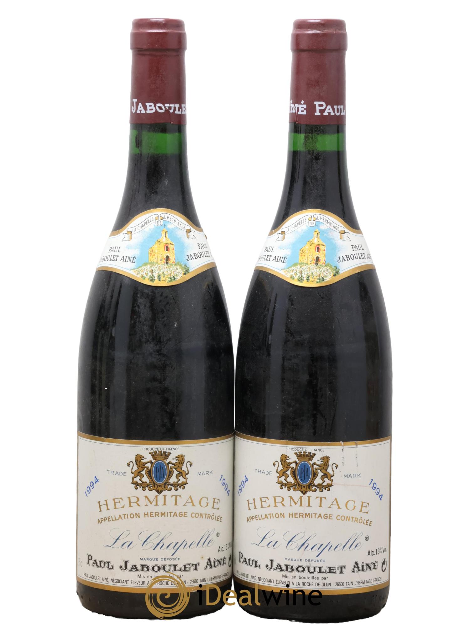 Hermitage La Chapelle Paul Jaboulet Ainé 1994 - Lotto di 2 bottiglie - 0