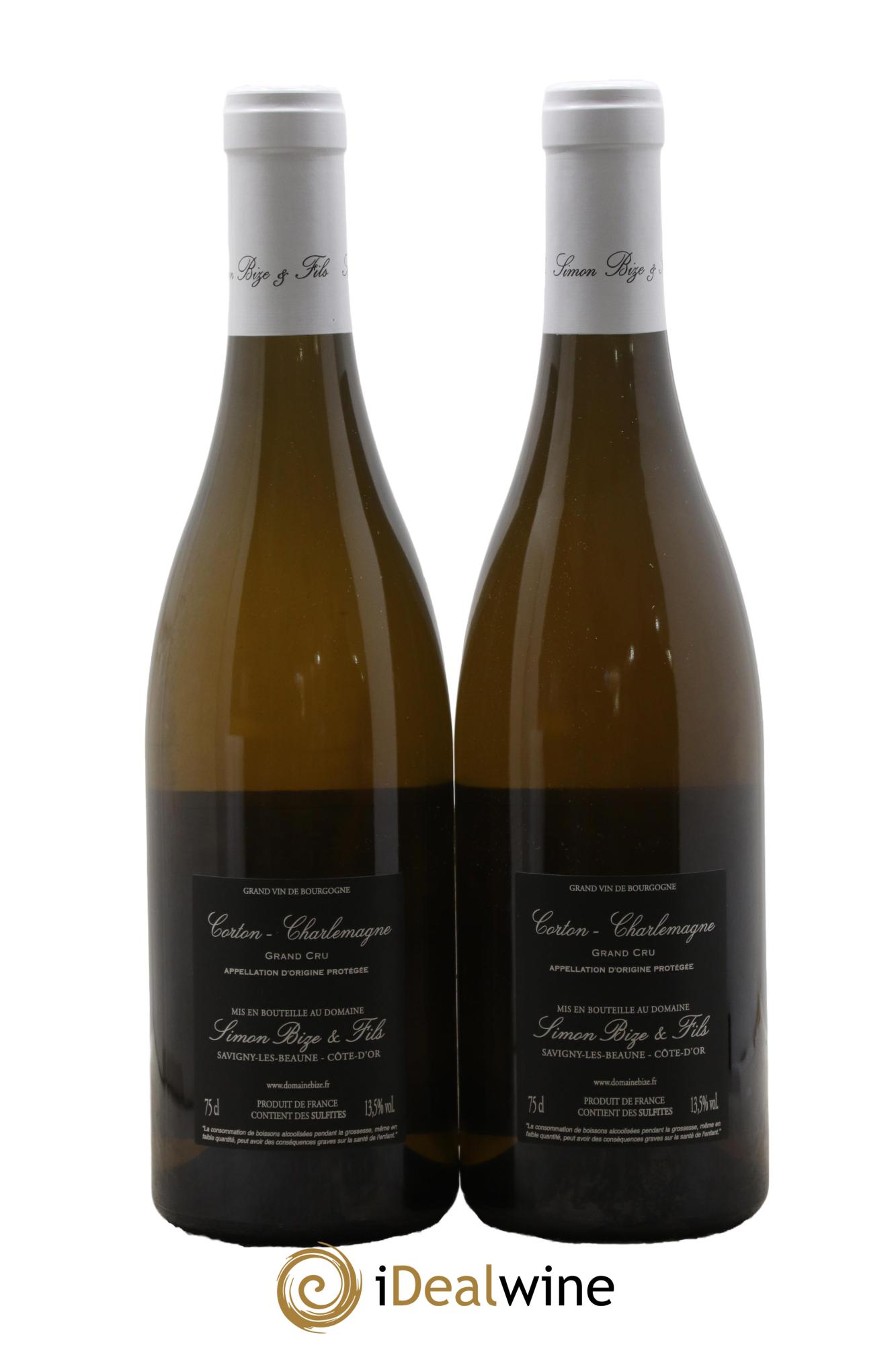 Corton-Charlemagne Grand Cru Simon Bize & Fils 2019 - Posten von 2 Flaschen - 1