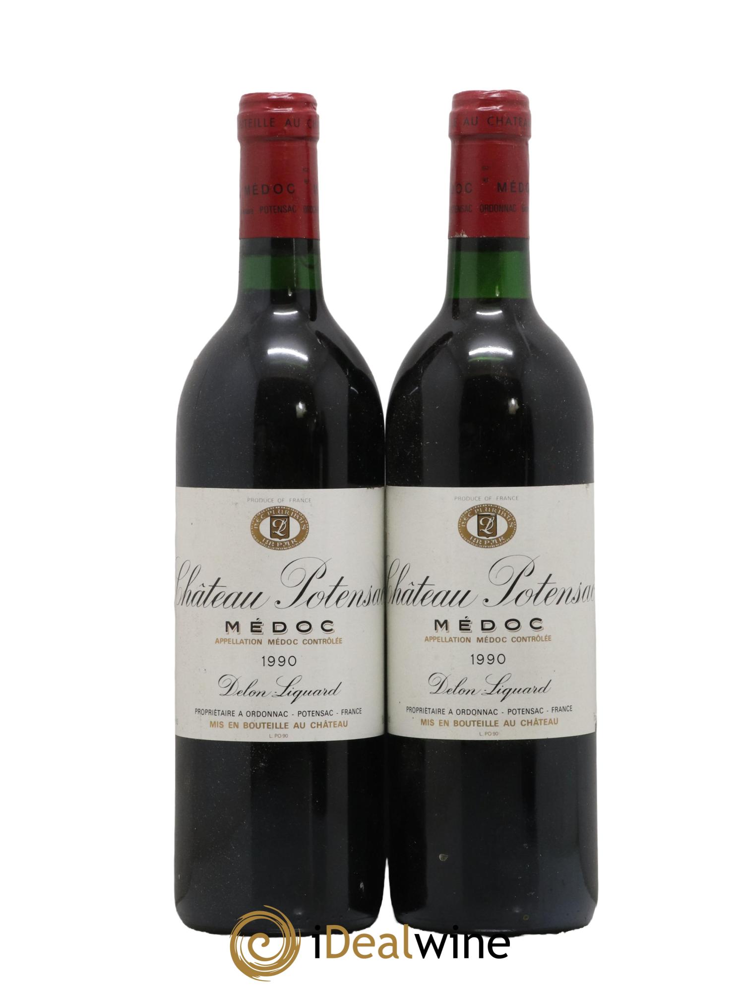 Château Potensac 1990 - Posten von 2 Flaschen - 0