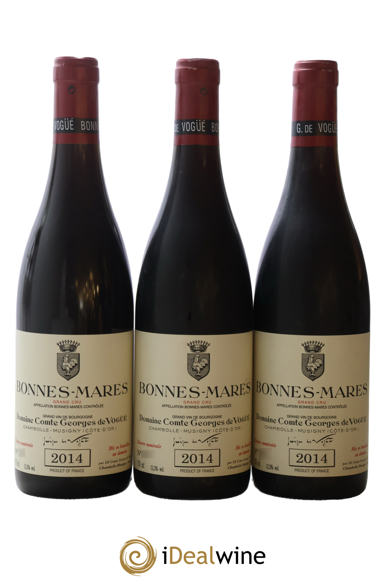 Bonnes-Mares Grand Cru Comte Georges de Vogüé 2014 - Lot de 3 bouteilles - 0
