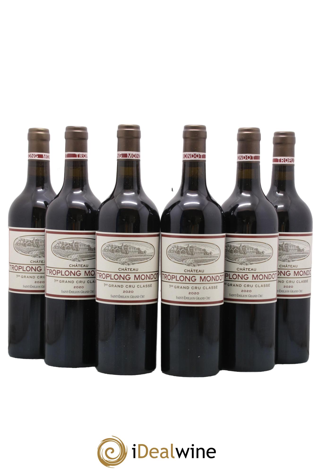 Château Troplong Mondot 1er Grand Cru Classé B 2020 - Lot de 6 bouteilles - 0