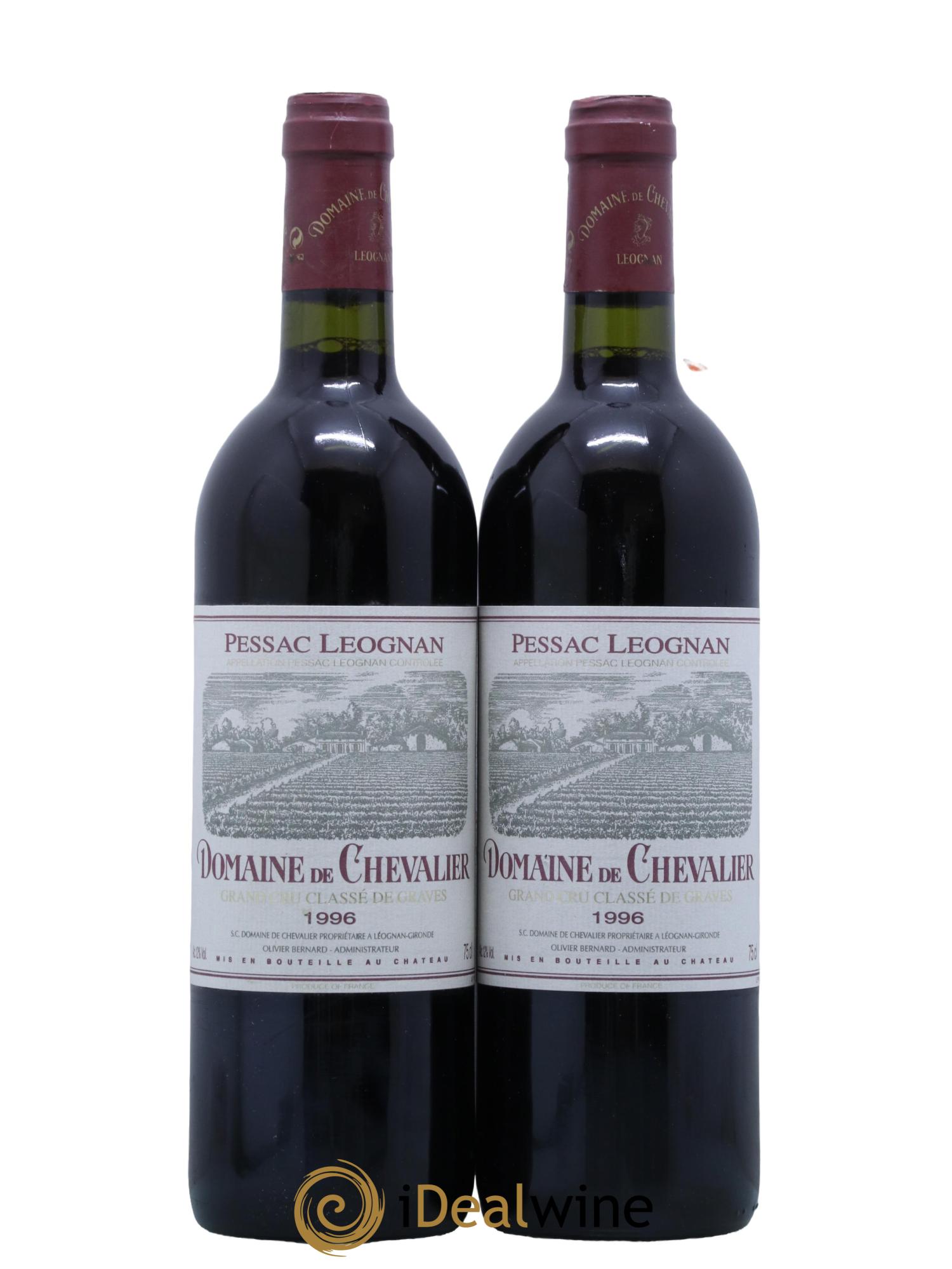Domaine de Chevalier Cru Classé de Graves 1996 - Lot de 2 bouteilles - 0