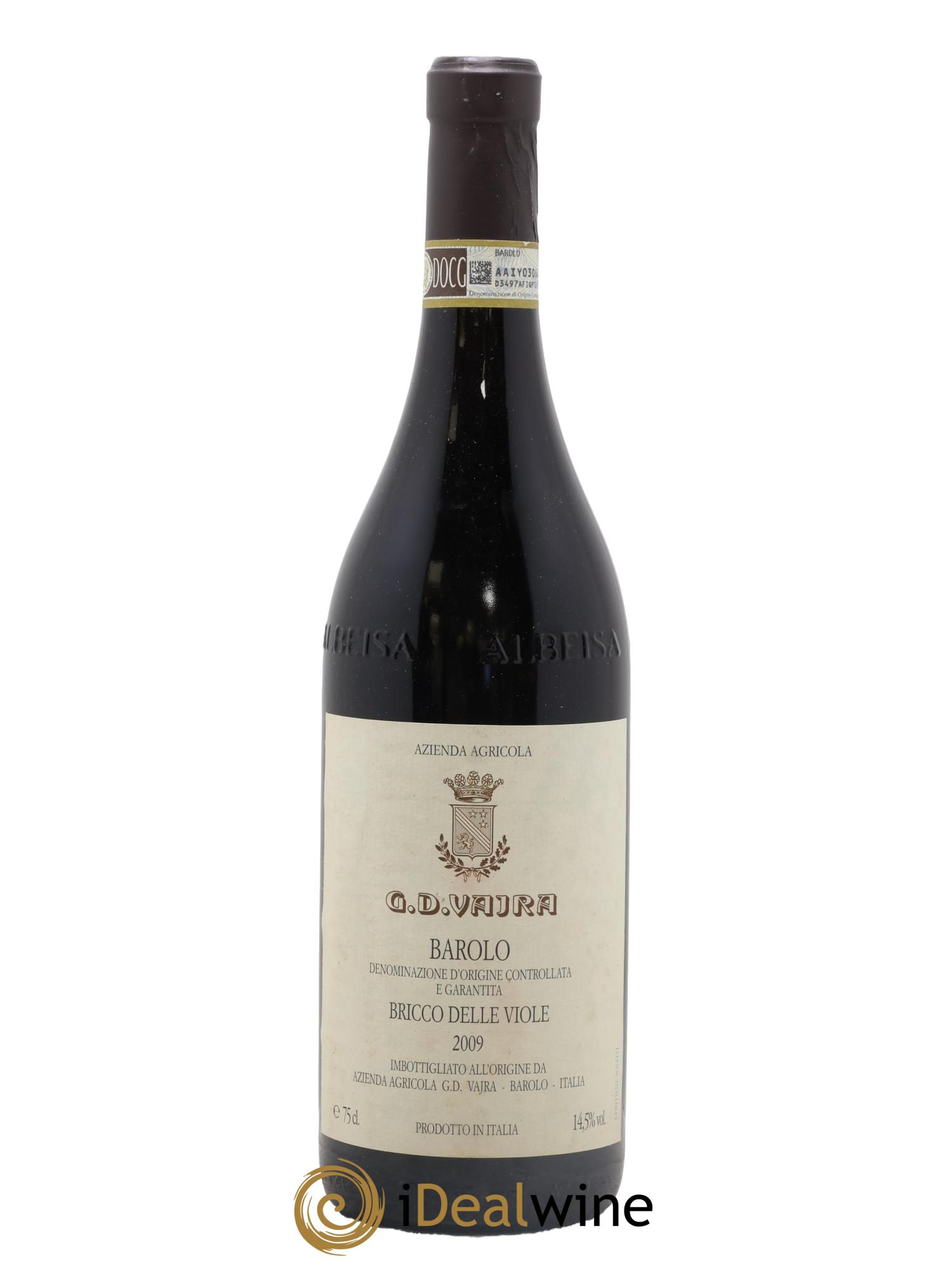 Barolo DOCG Bricco Delle Viole G.D Vajra 2009 - Lot of 1 bottle - 0