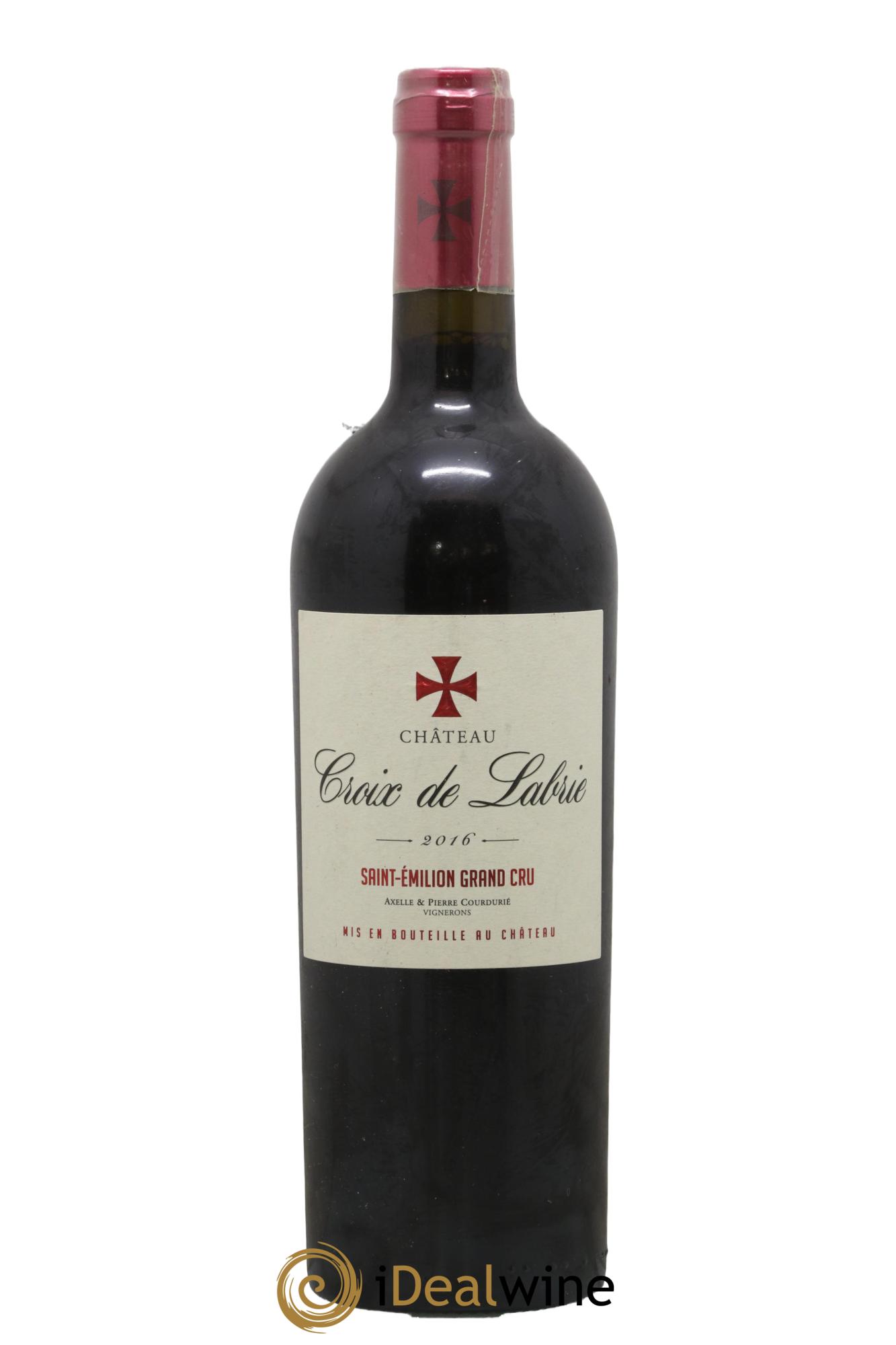 Château Croix de Labrie Grand Cru Classé 2016 - Lot de 1 bouteille - 0