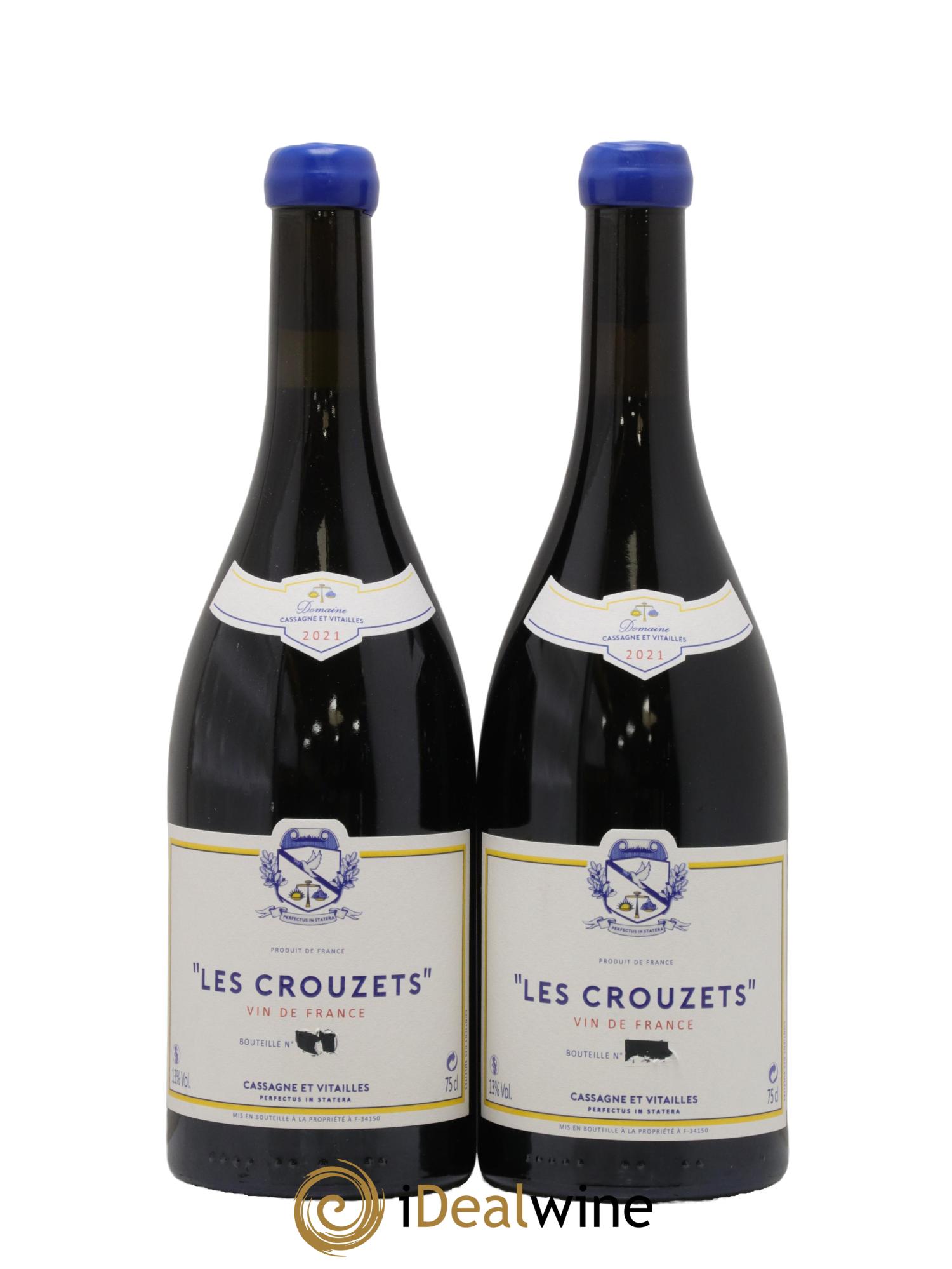 Vin de France Les Crouzets Cassagne & Vitailles 2021 - Lot de 2 bouteilles - 0