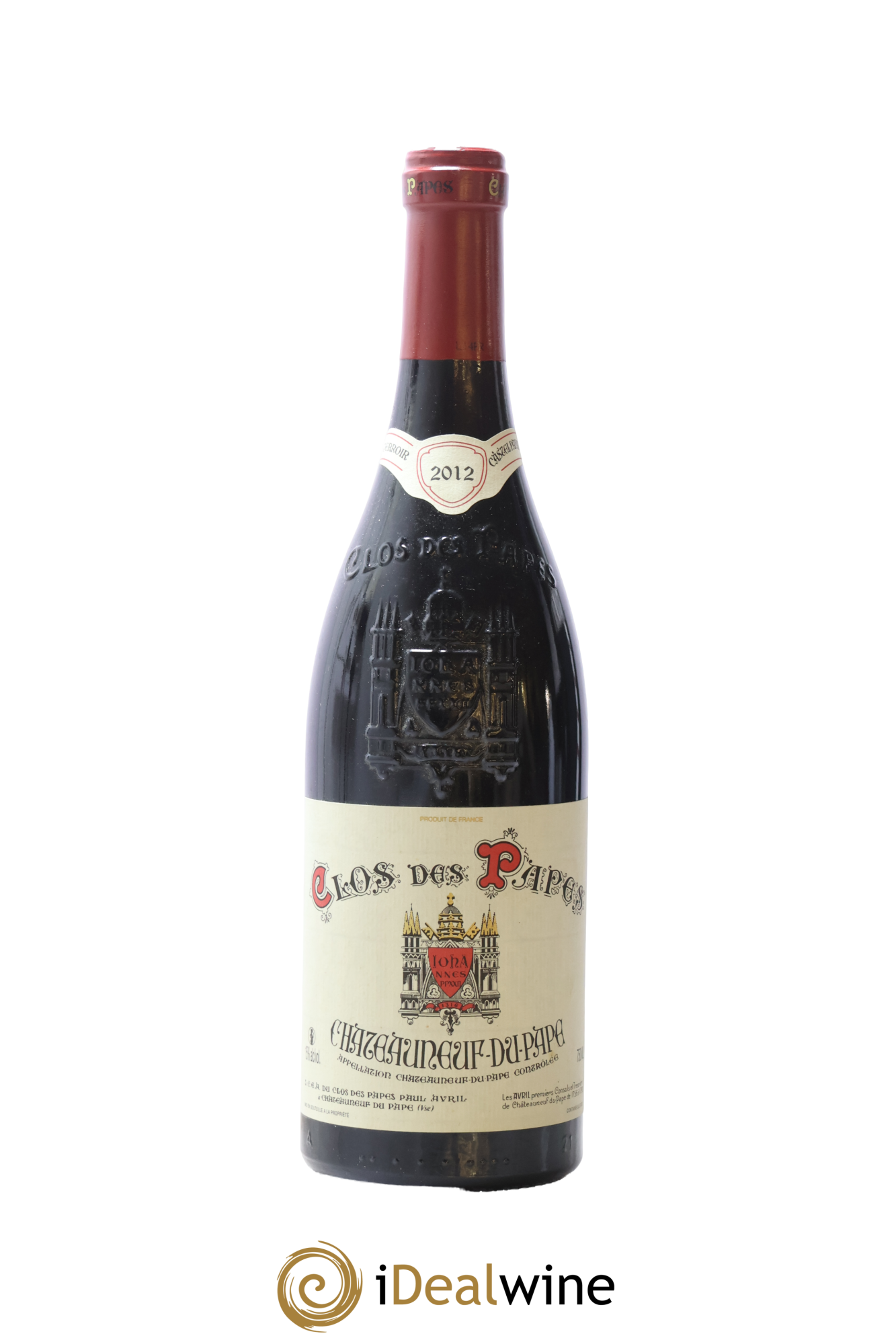 Châteauneuf-du-Pape Clos des Papes - Paul Avril 2012 - Lot de 1 bouteille - 0