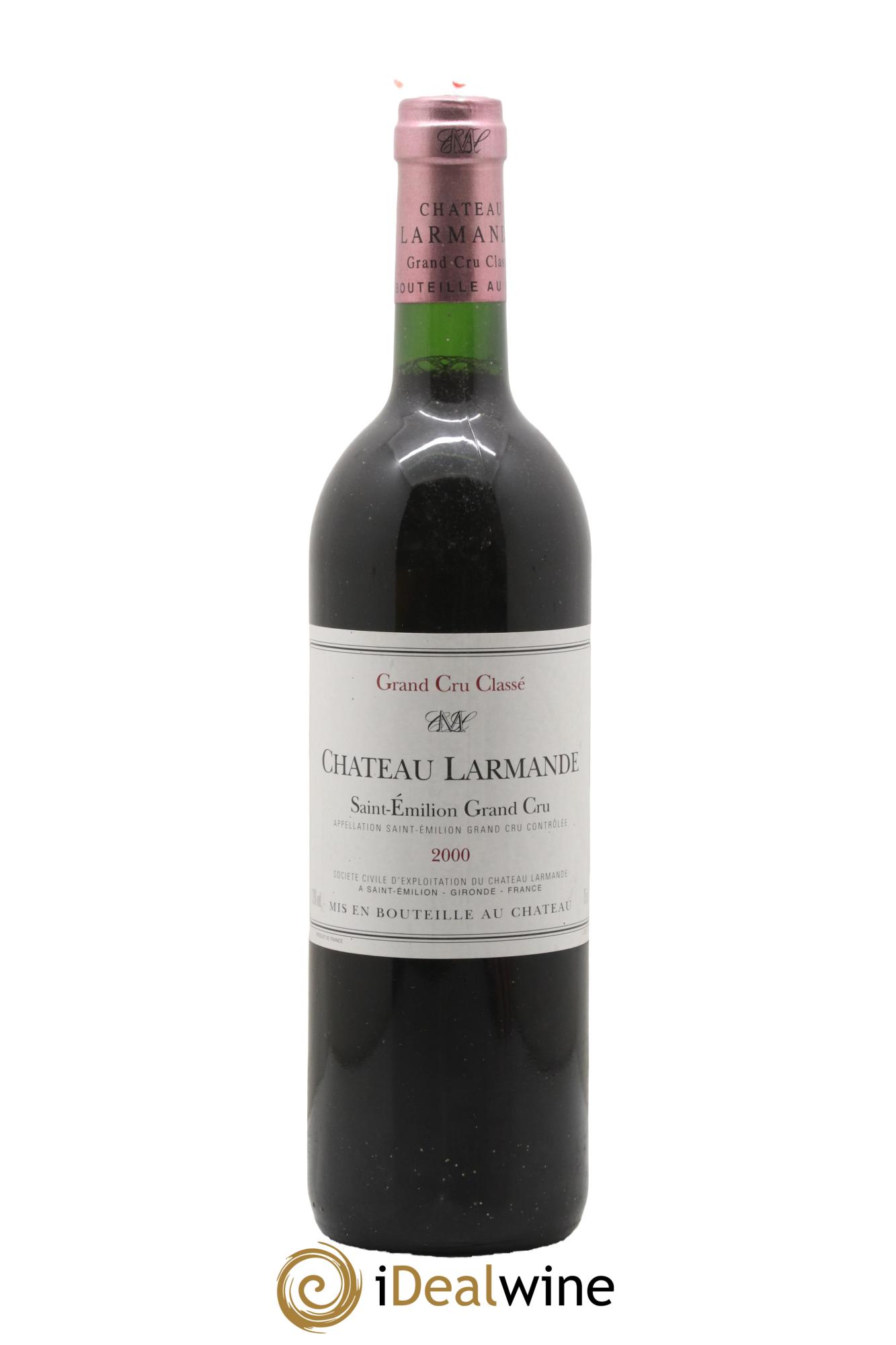 Château Larmande Grand Cru Classé 2000 - Lot de 1 bouteille - 0