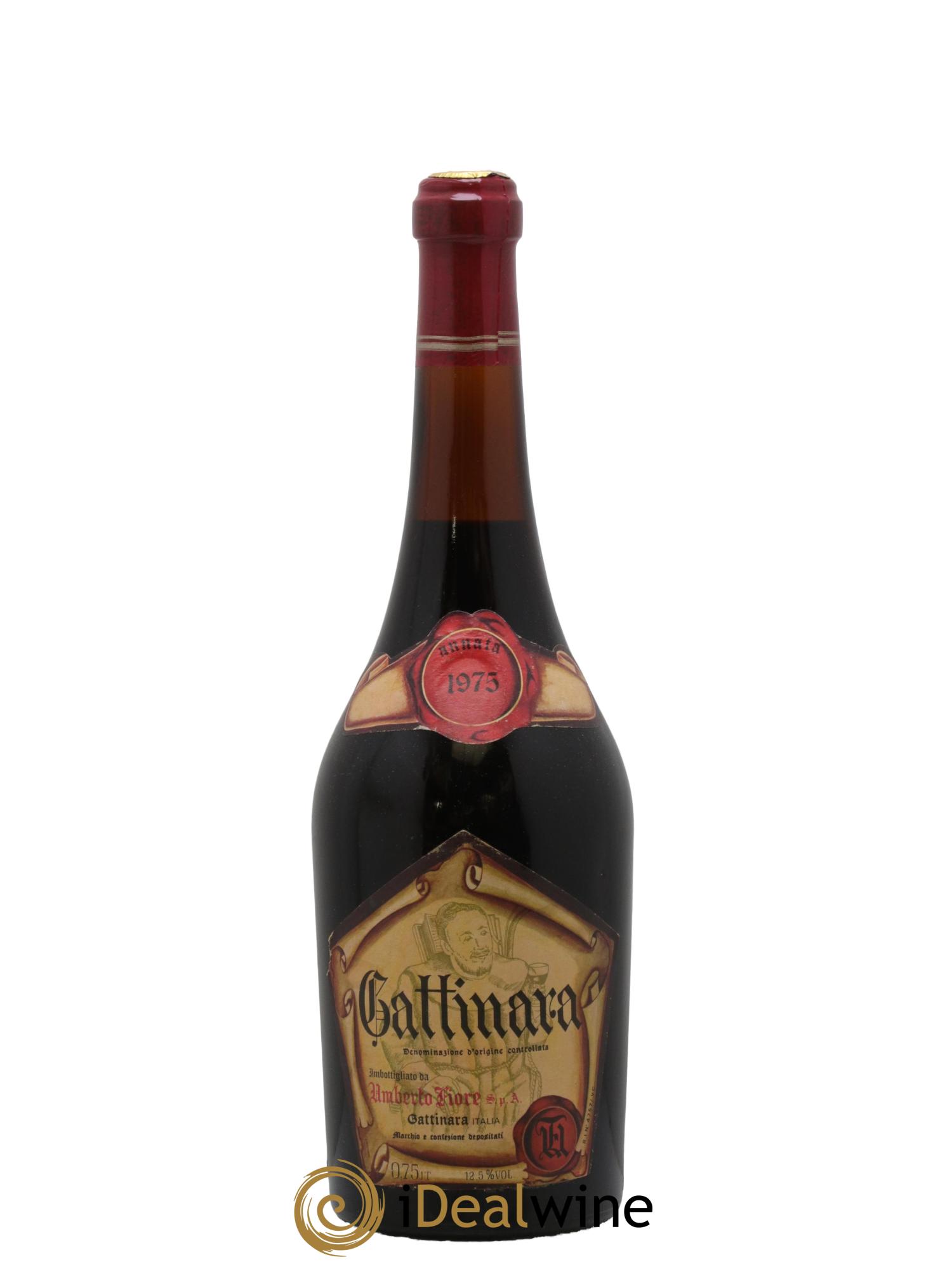 Gattinara DOCG Fiore Umberto 1975 - Lot de 1 bouteille - 0