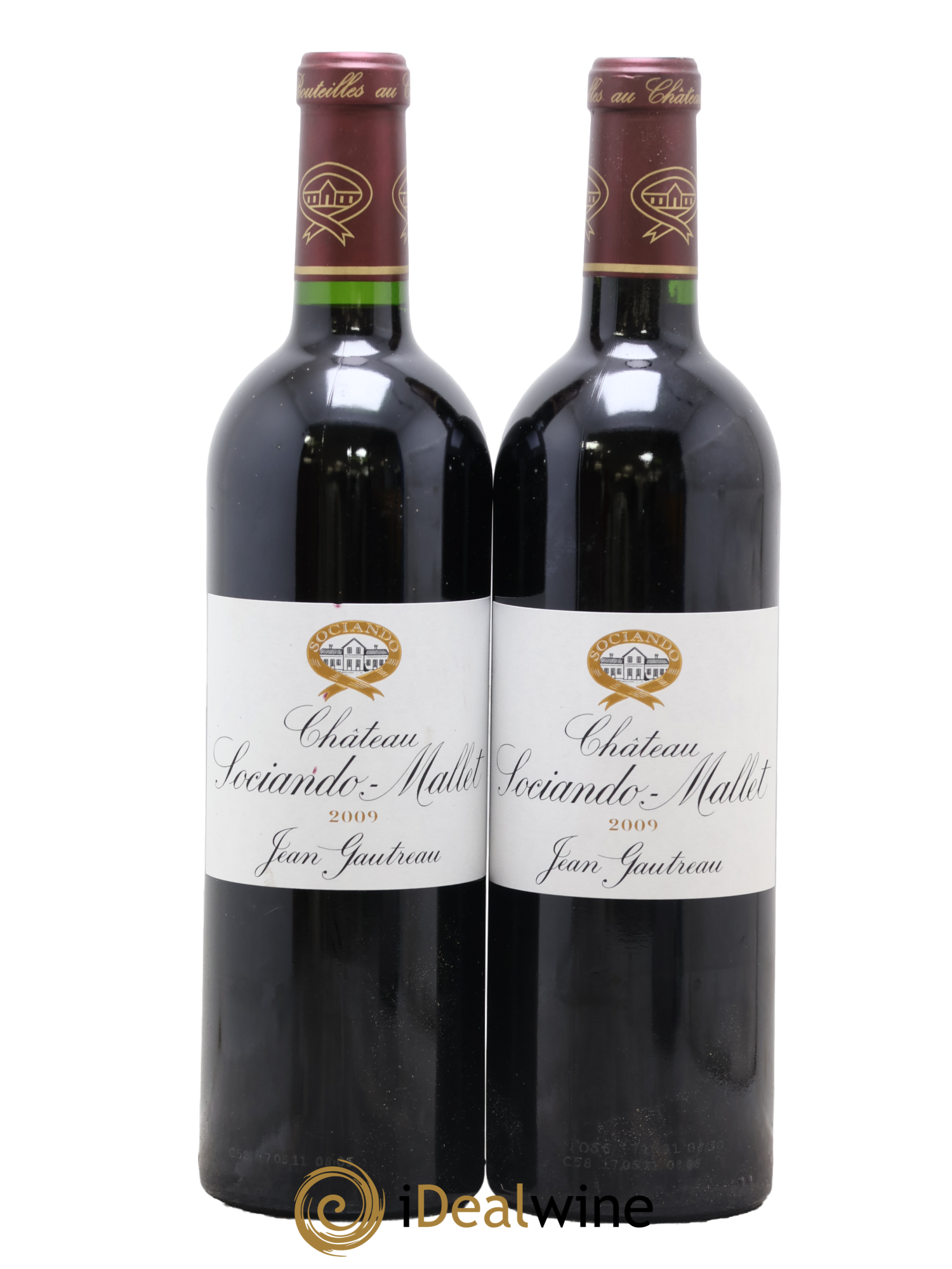 Château Sociando Mallet 2009 - Posten von 2 Flaschen - 0