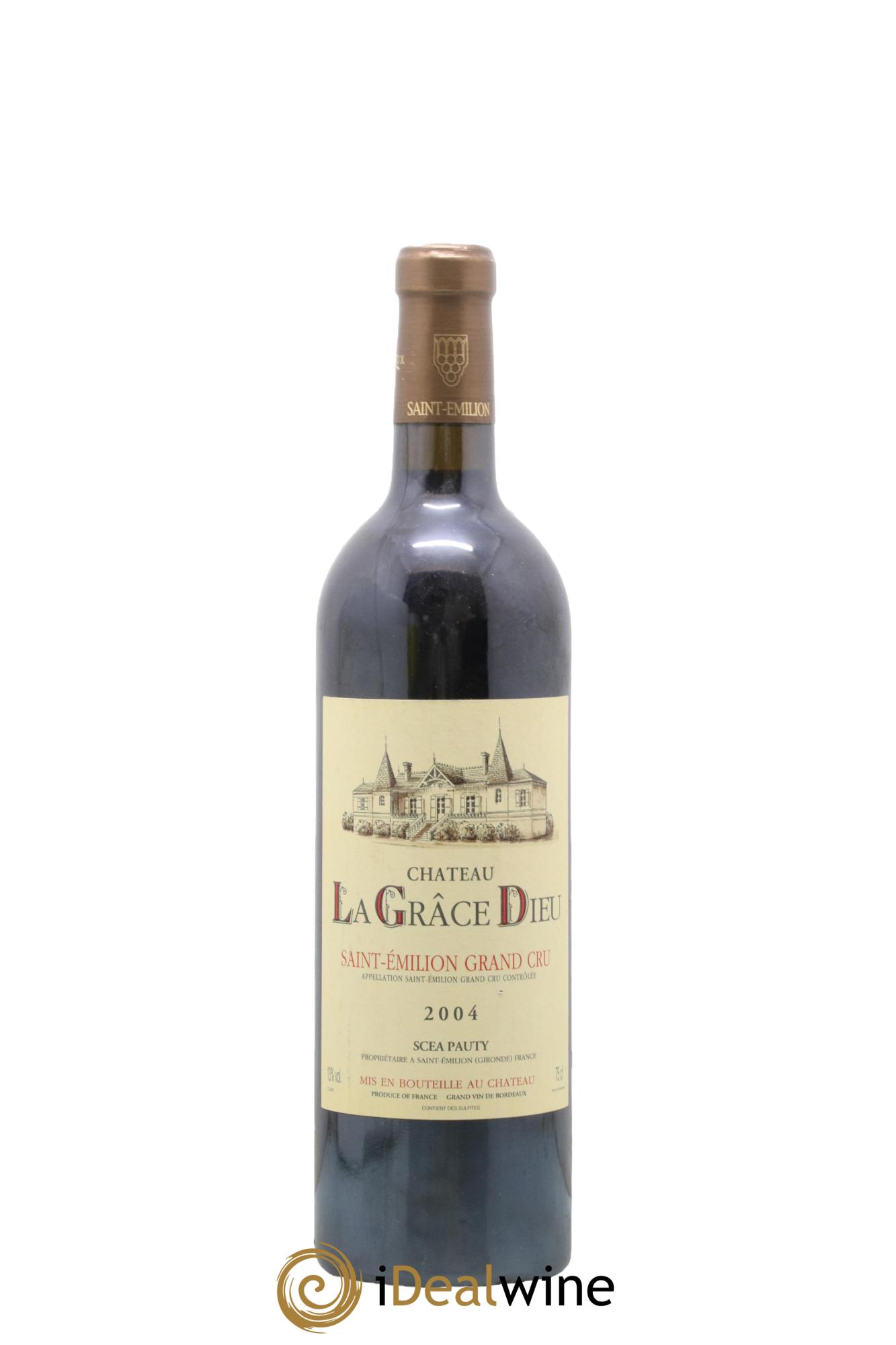 Château la Grâce Dieu 2004 - Lot de 1 bouteille - 0