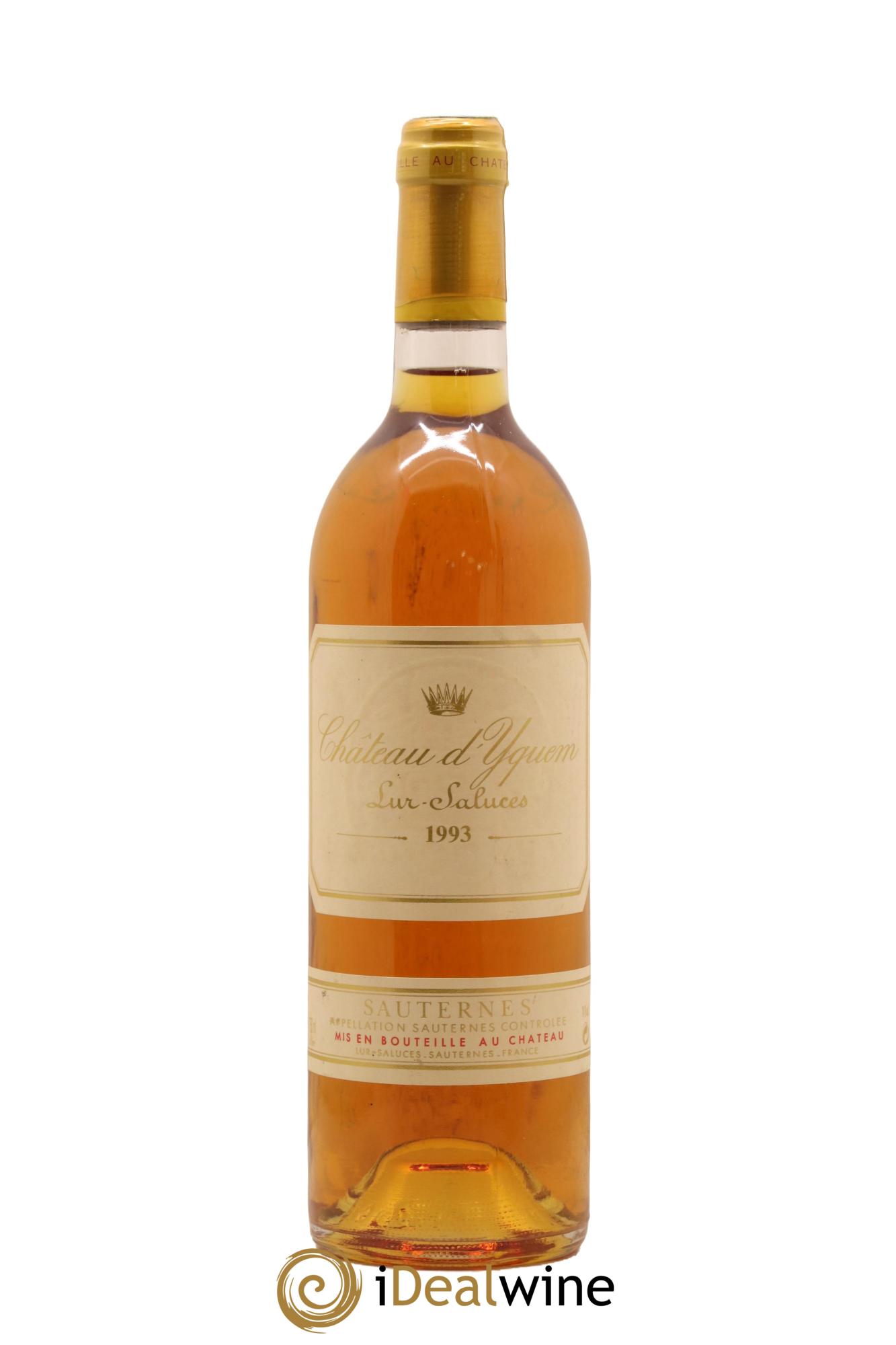 Château d' Yquem 1er Cru Classé Supérieur 1993 - Lot de 1 bouteille - 0