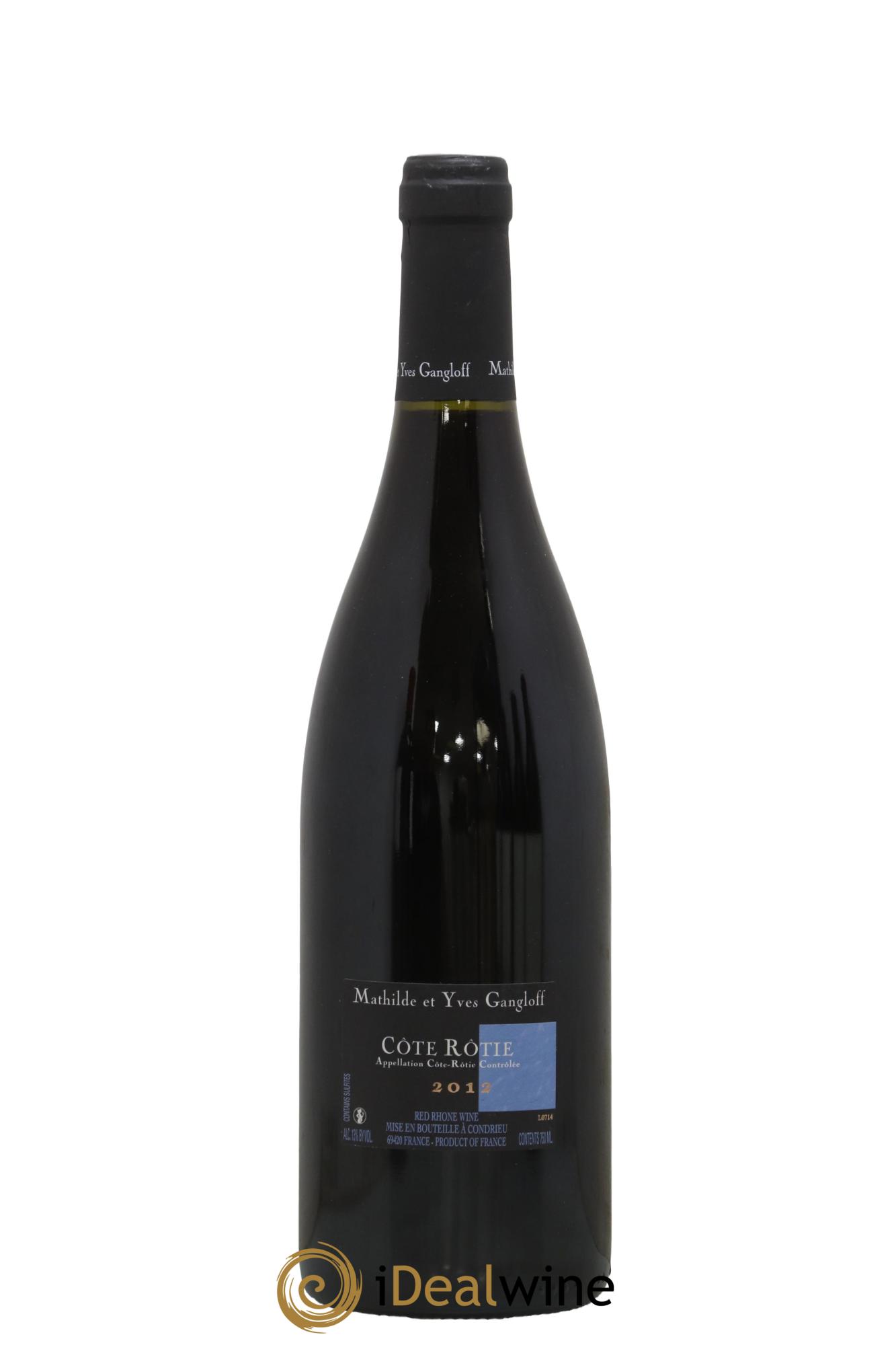 Côte-Rôtie La Barbarine Gangloff (Domaine) 2012 - Lot of 1 bottle - 1