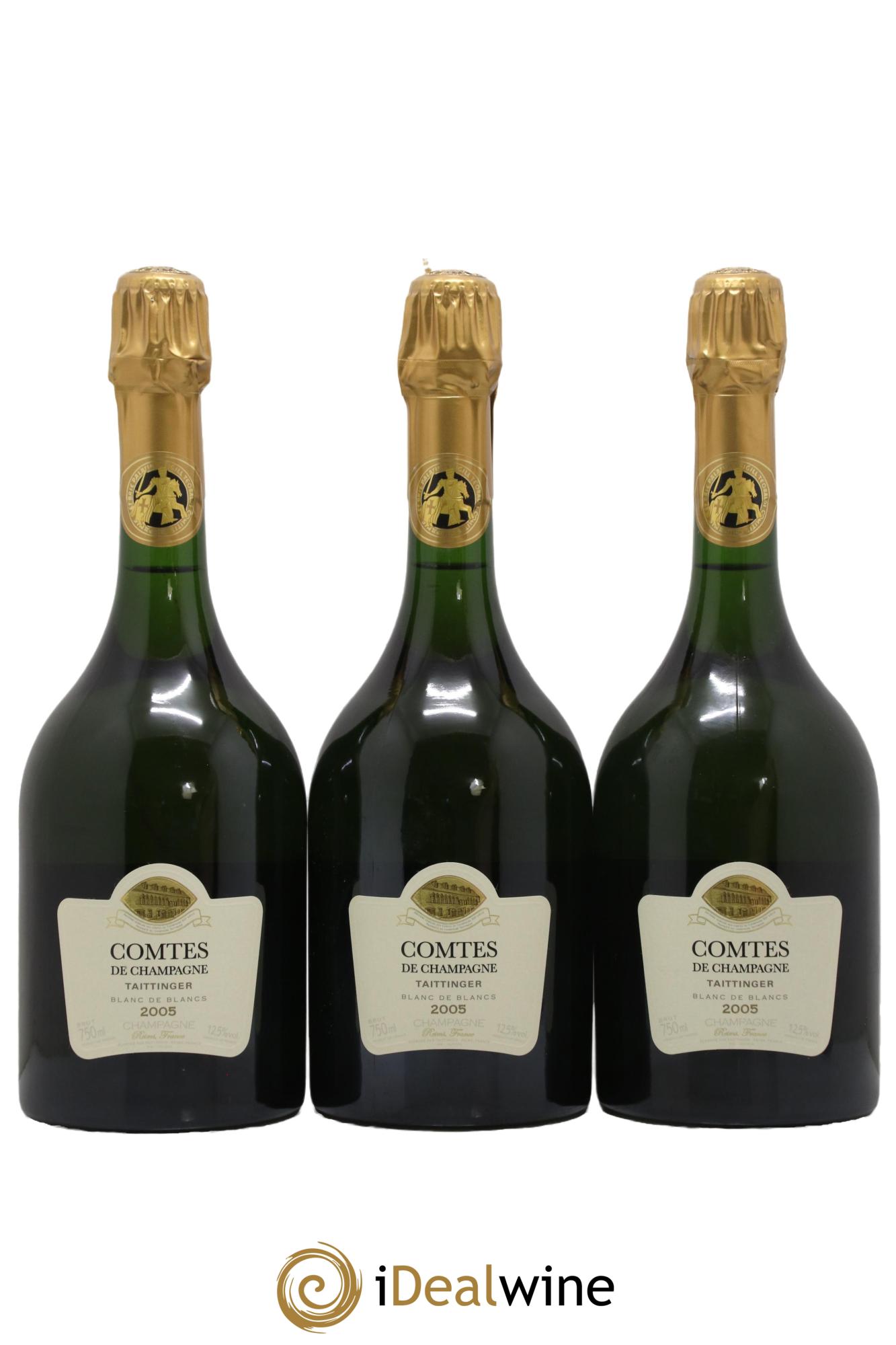 Comtes de Champagne Taittinger 2005 - Posten von 3 Flaschen - 0