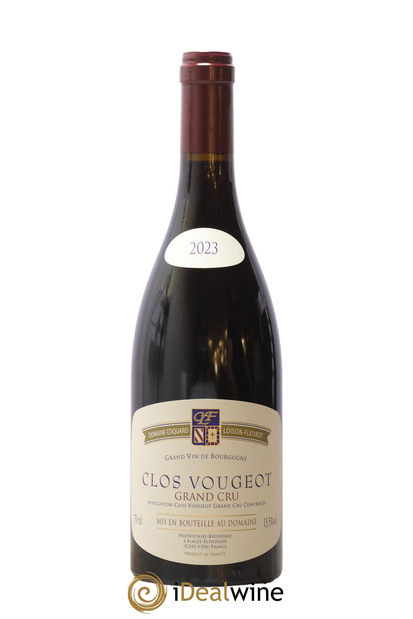 Clos de Vougeot Grand Cru Coquard Loison-Fleurot 2023 - Lot de 1 bouteille - 0