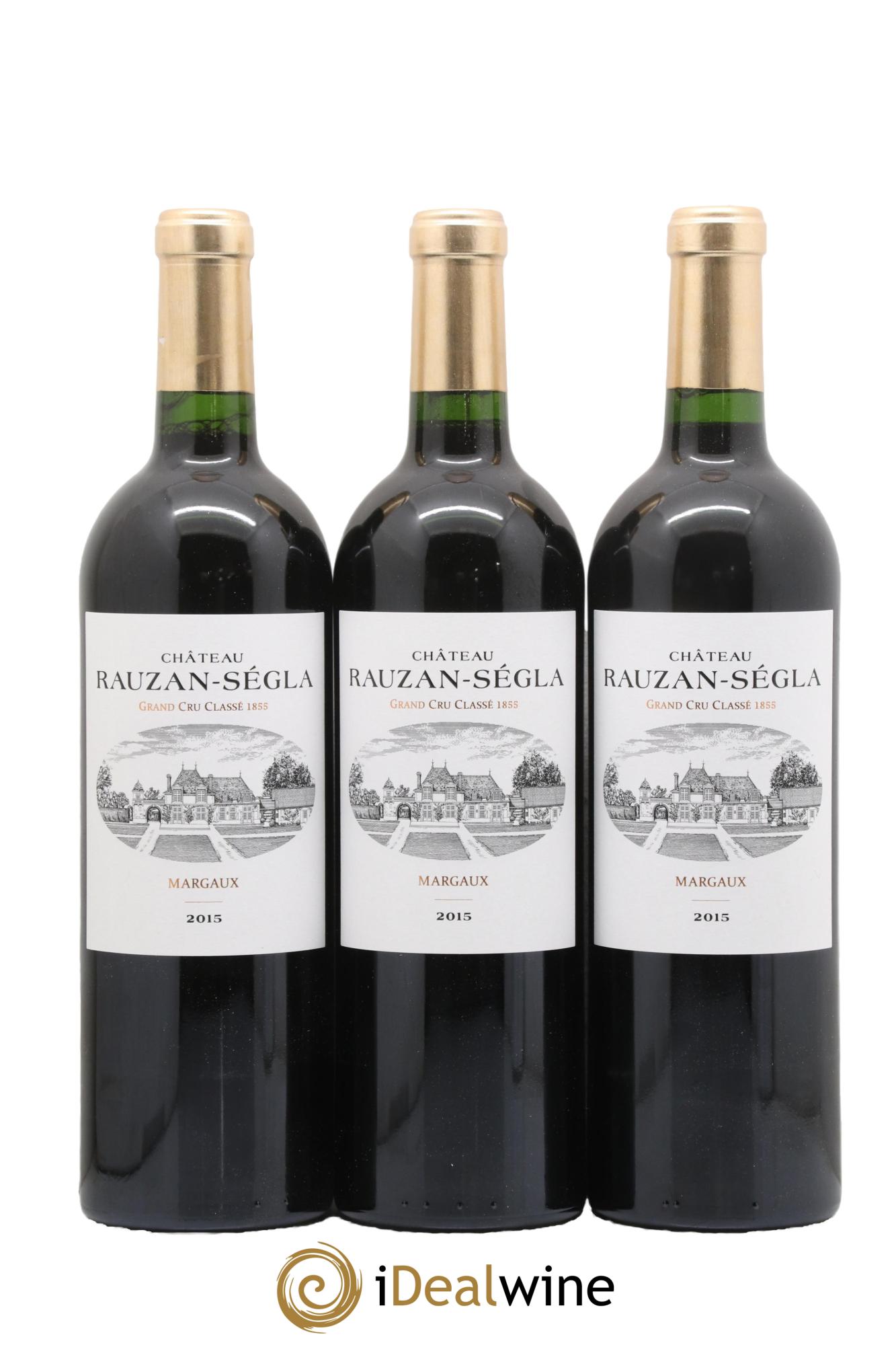 Château Rauzan Ségla Grand Cru Classé 2015 - Lotto di 3 bottiglie - 0