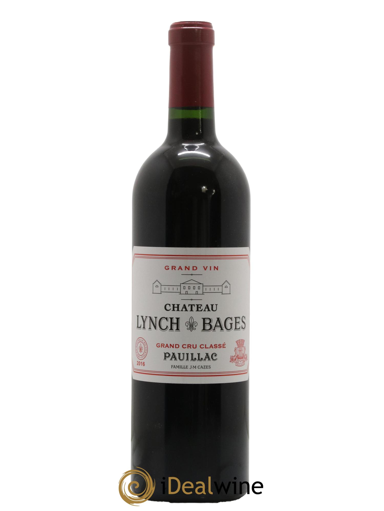 Château Lynch Bages 5ème Grand Cru Classé 2016 - Lot de 1 bouteille - 0