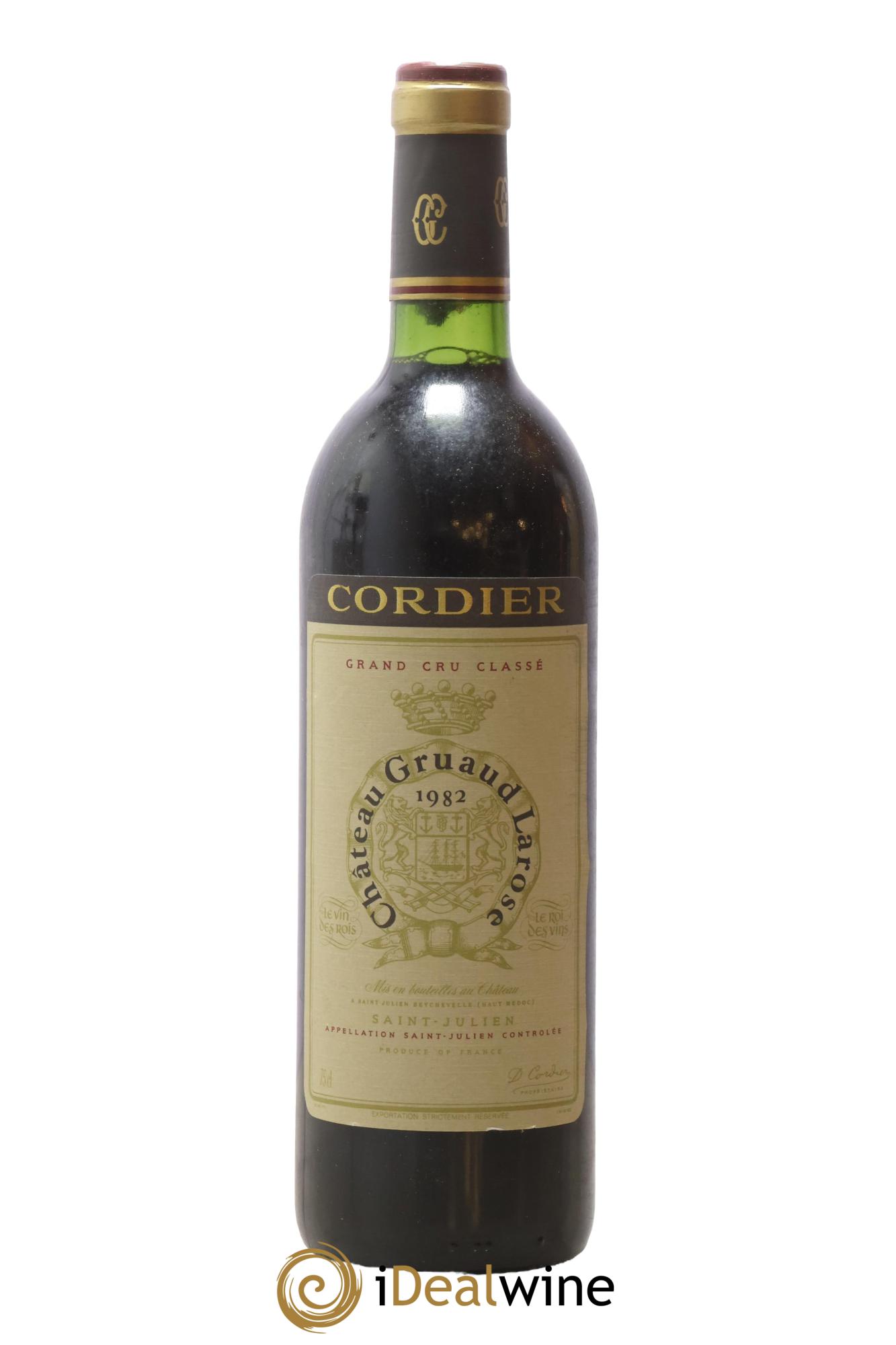 Château Gruaud Larose 2ème Grand Cru Classé 1982 - Lot de 1 bouteille - 0