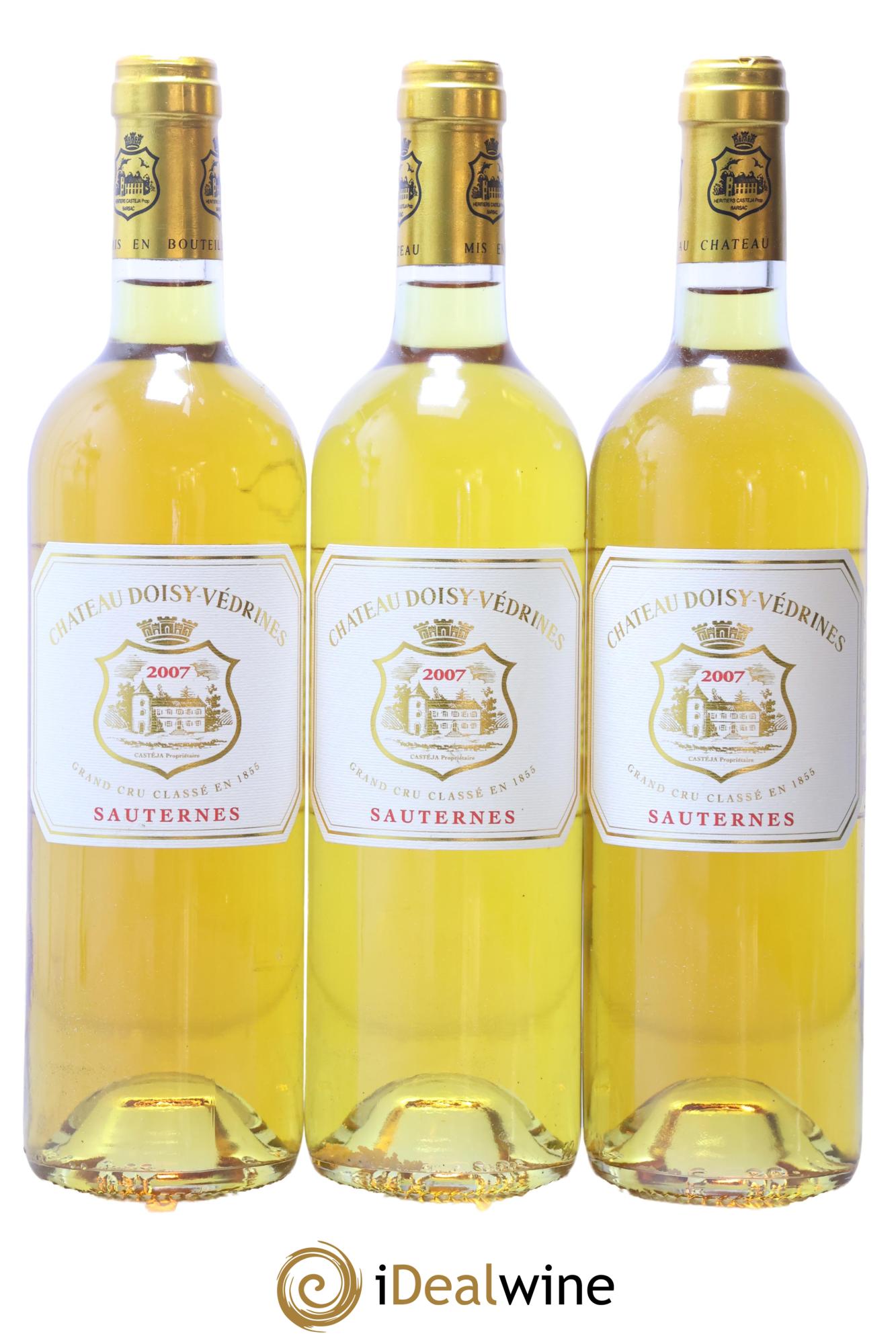 Château Doisy-Védrines 2ème Grand Cru Classé 2007 - Lot of 3 bottles - 0