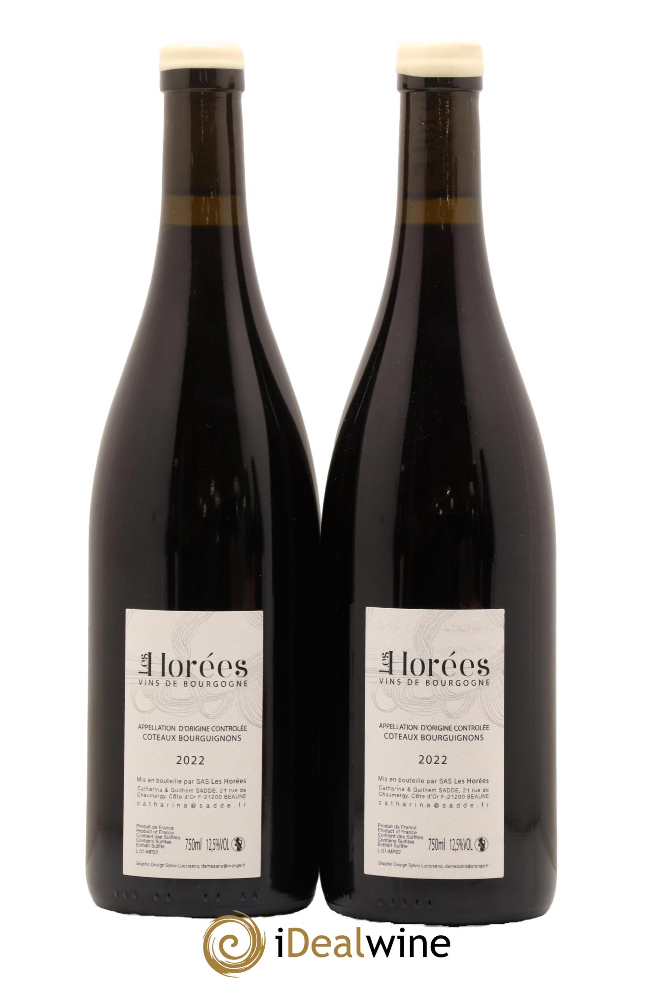 Coteaux Bourguignons Mon Poulain Les Horées 2022 - Lot de 2 bouteilles - 1