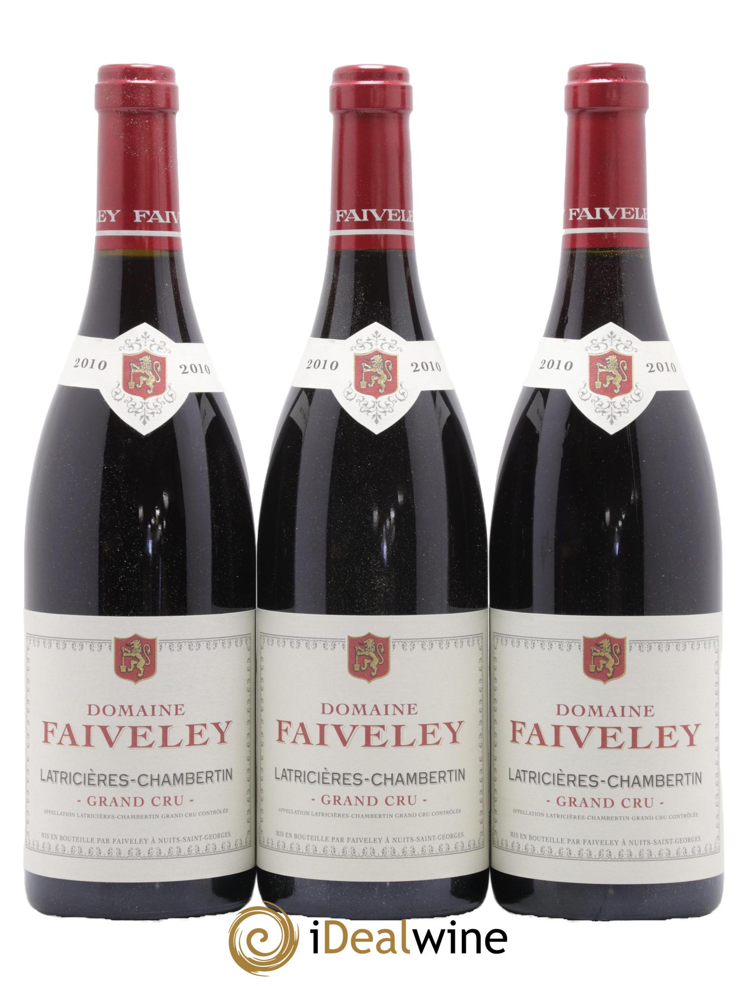 Latricières-Chambertin Grand Cru Faiveley 2010 - Lot de 6 bouteilles - 1