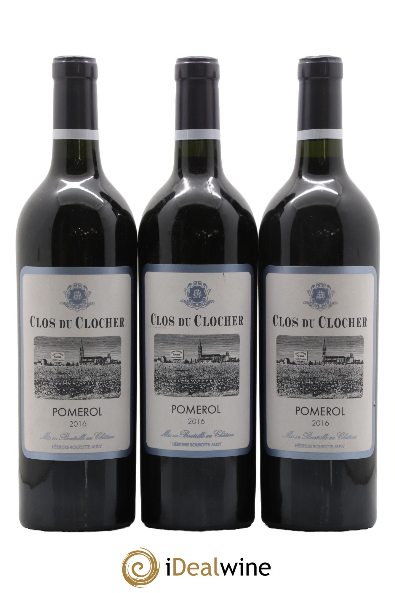 Clos du Clocher 2016 - Posten von 3 Flaschen - 0