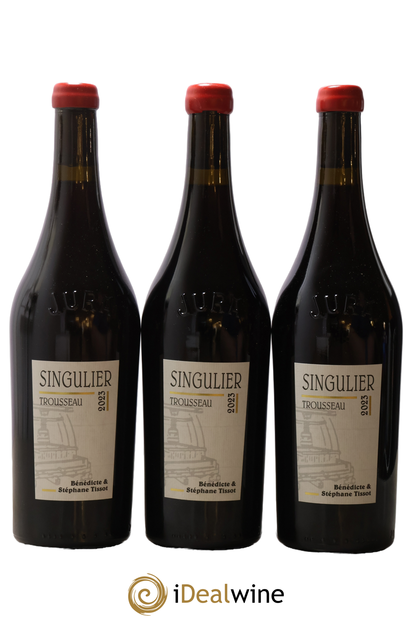 Arbois Trousseau Singulier Bénédicte et Stéphane Tissot 2023 - Lot de 3 bouteilles - 0