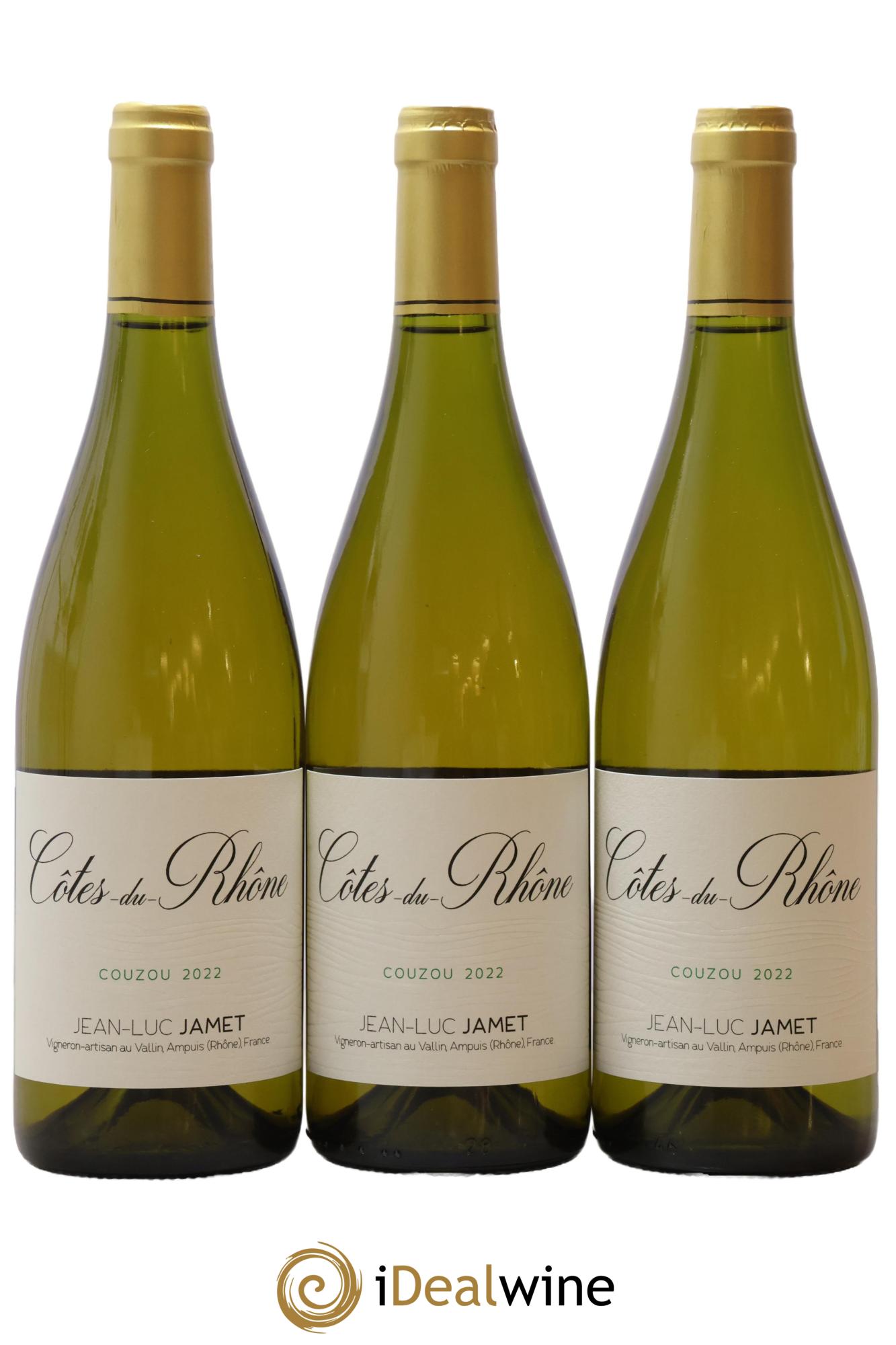 Côtes-du-Rhône Couzou Jean Luc Jamet 2022 - Lot de 3 bouteilles - 0