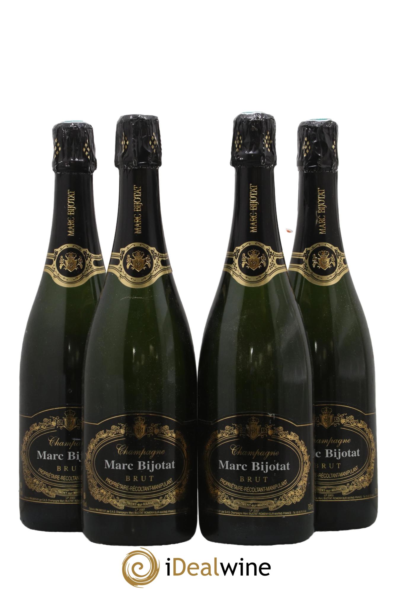 Champagne Brut Tradition Marc Bijotat - Lot de 4 bouteilles - 0