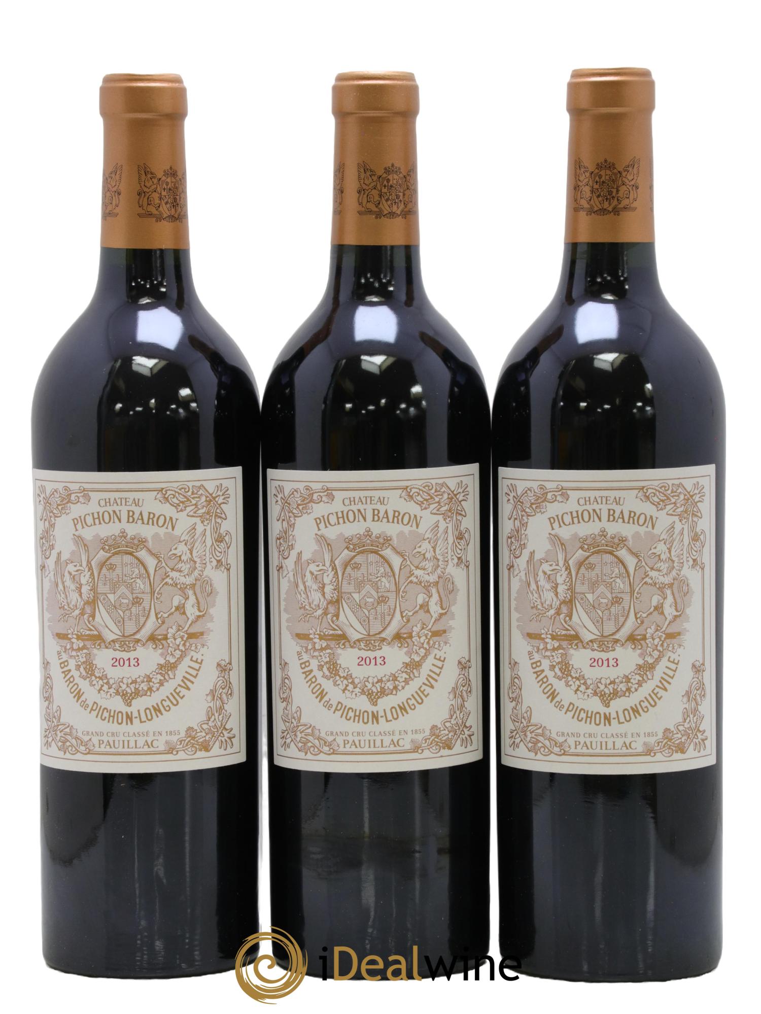 Pichon Longueville Baron 2ème Grand Cru Classé 2013 - Lot of 6 bottles - 2