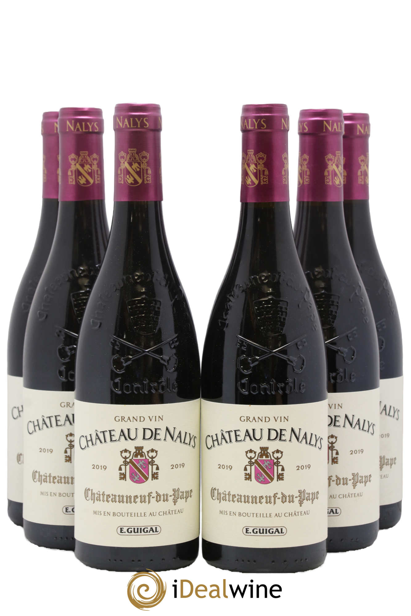 Châteauneuf-du-Pape Château de Nalys 2019 - Posten von 6 Flaschen - 0