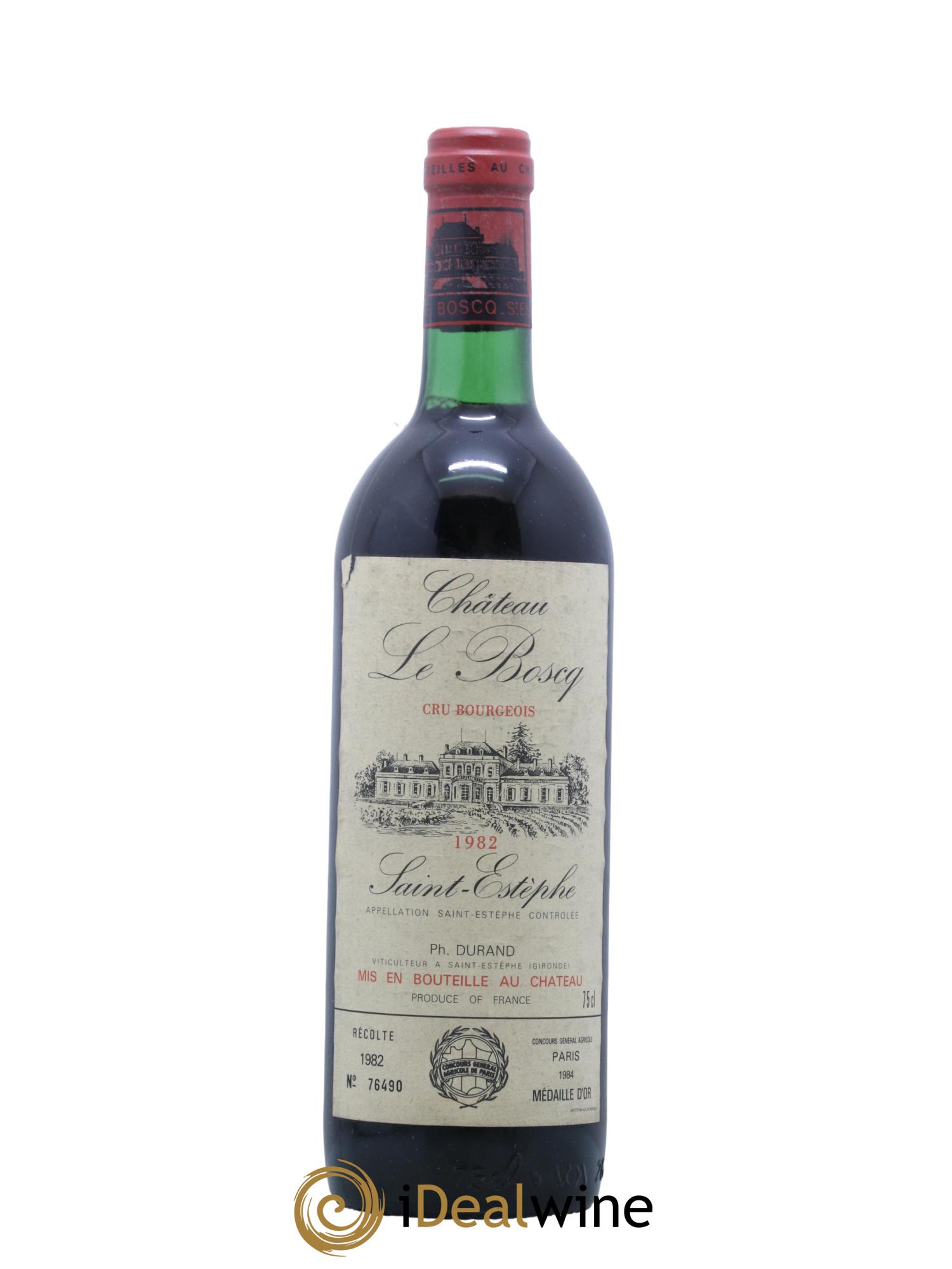 Château le Boscq Cru Bourgeois 1982 - Lot de 1 bouteille - 0
