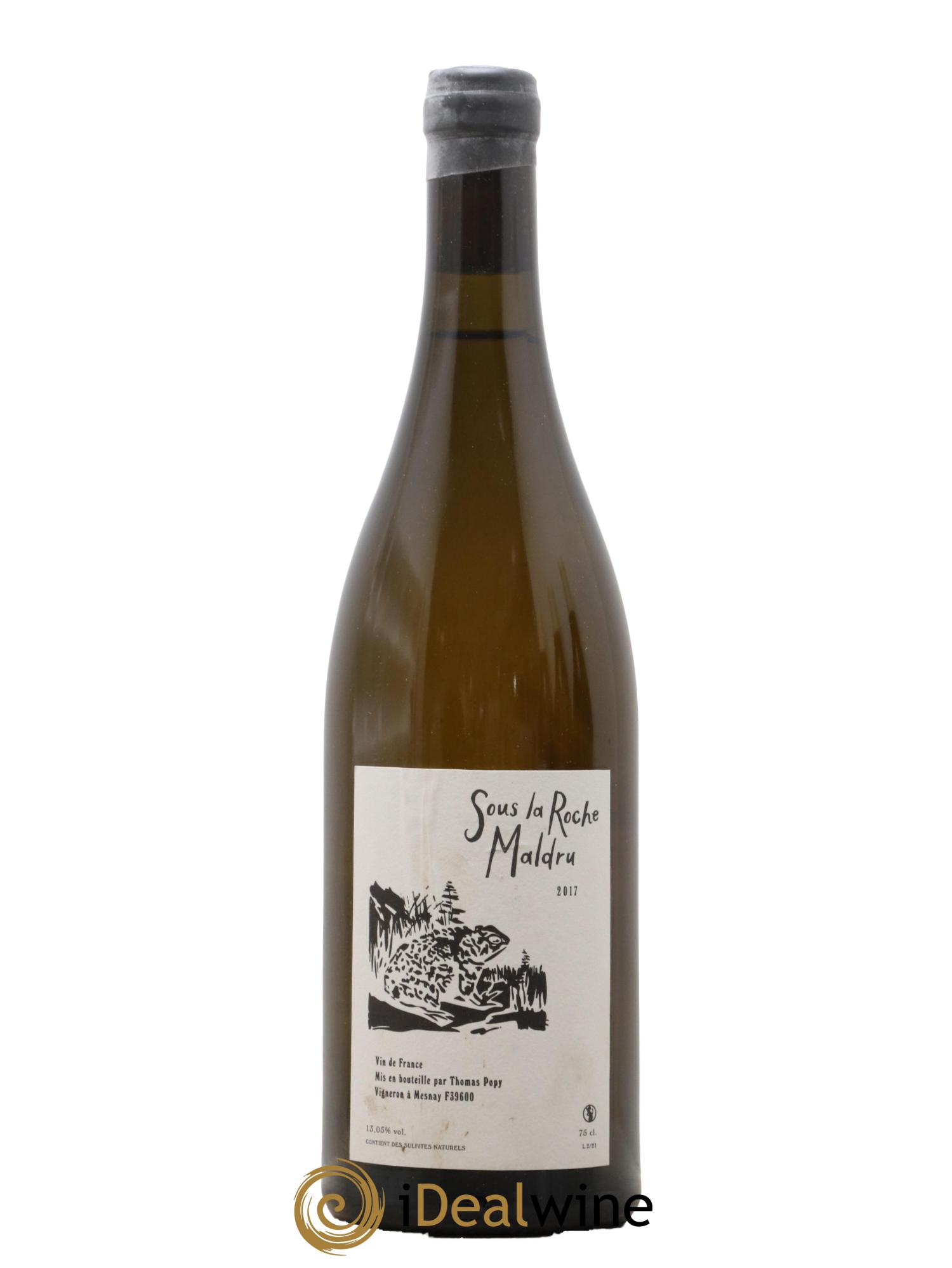 Vin de France Savagnin Sous la Roche Maldru Thomas Popy 2017 - Lot de 1 bouteille - 0