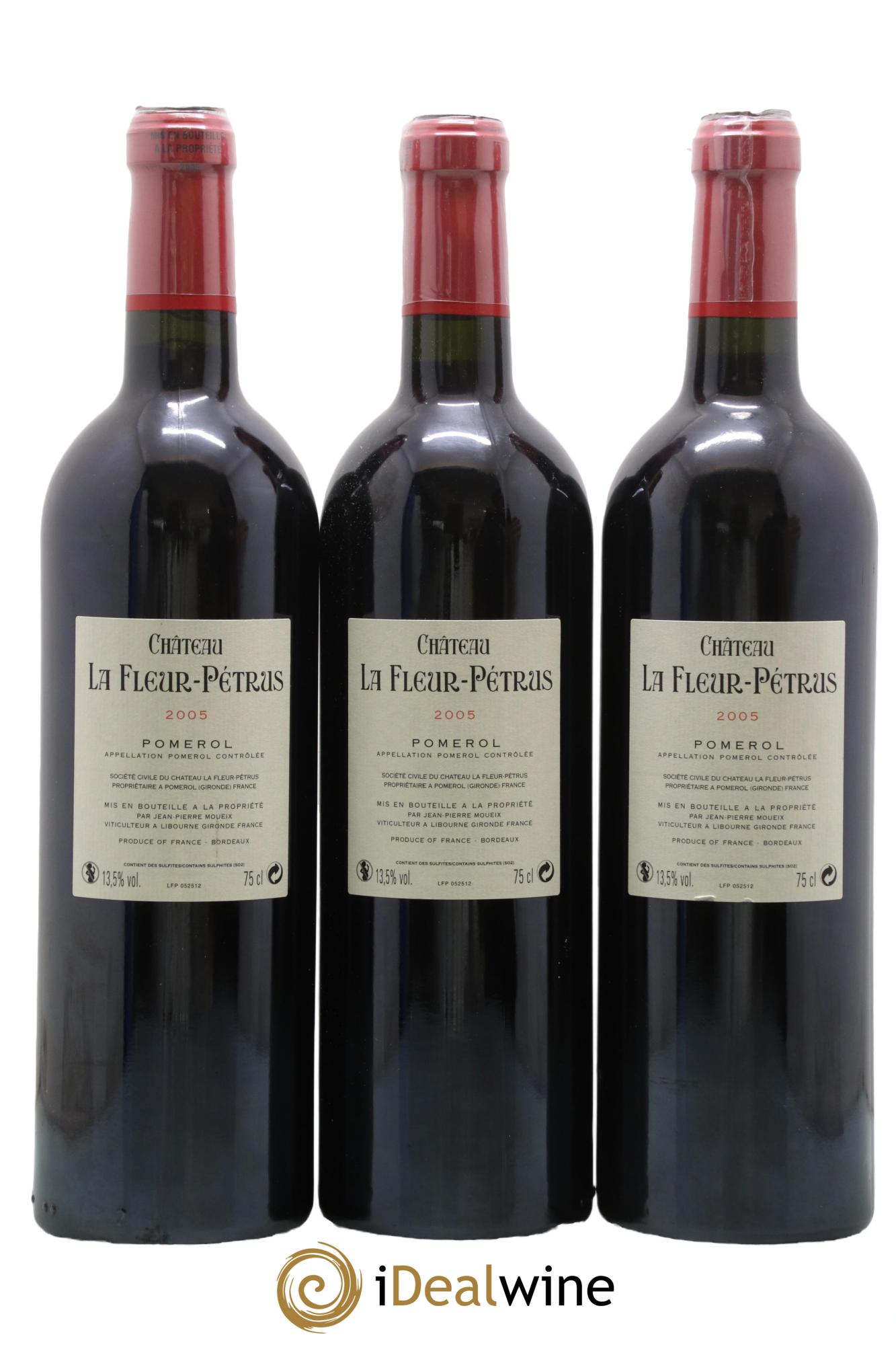Château la Fleur Petrus 2005 - Lotto di 3 bottiglie - 1