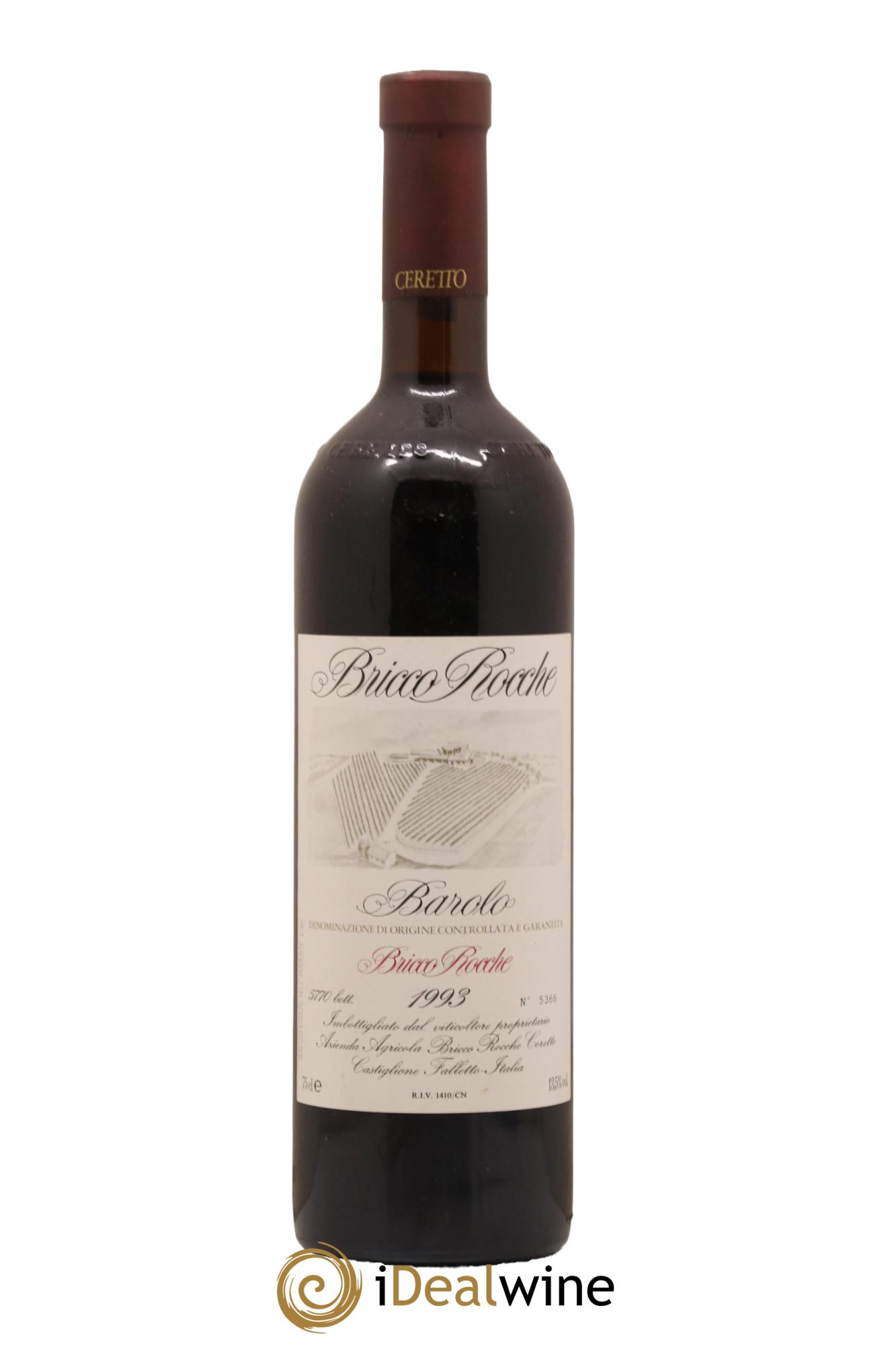 Barolo Bricco Rocche Falletto 1993 - Posten von 1 Flasche - 0