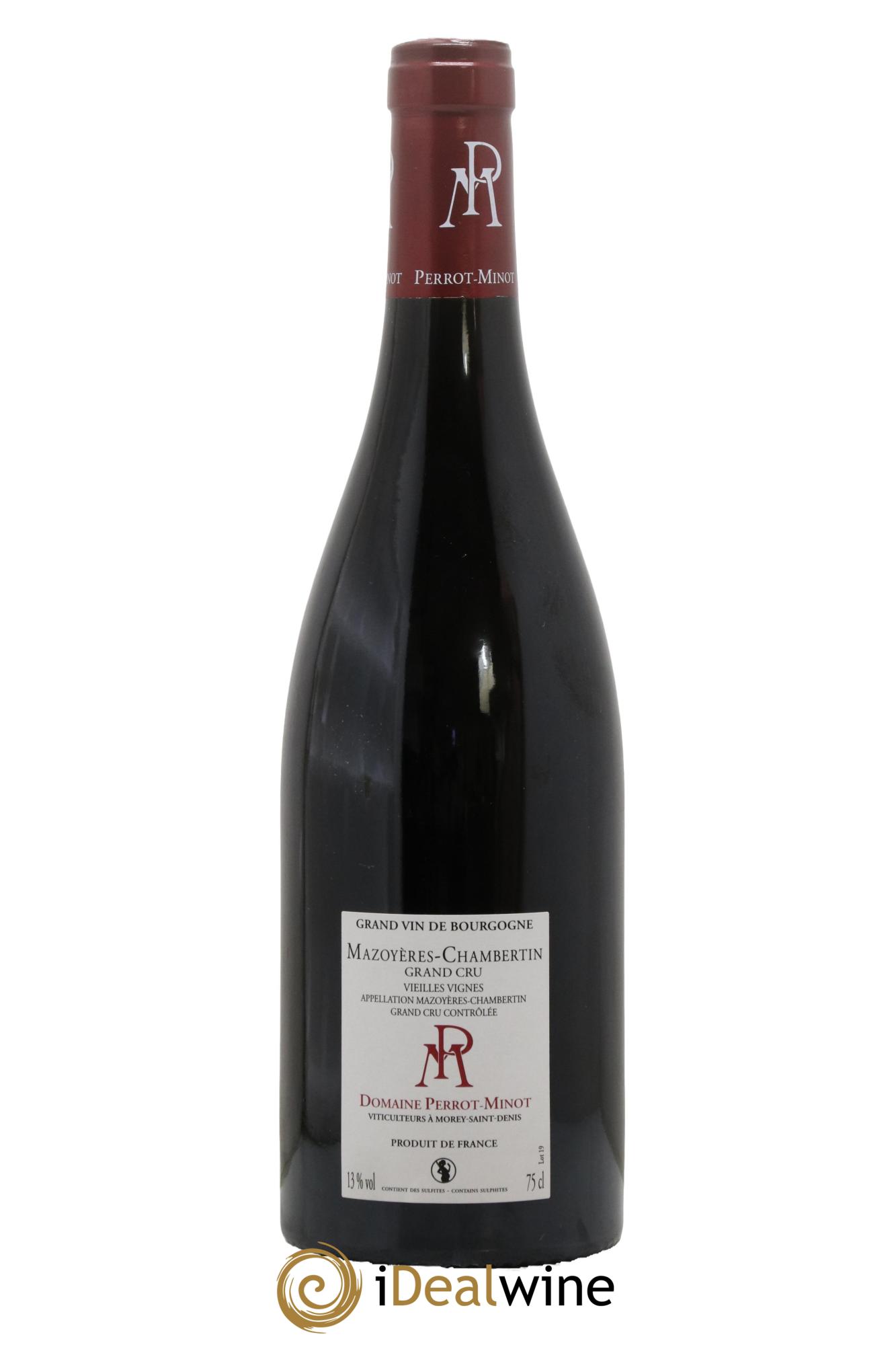 Mazoyères-Chambertin Grand Cru Vieilles Vignes Perrot-Minot 2018 - Lot de 1 bouteille - 1