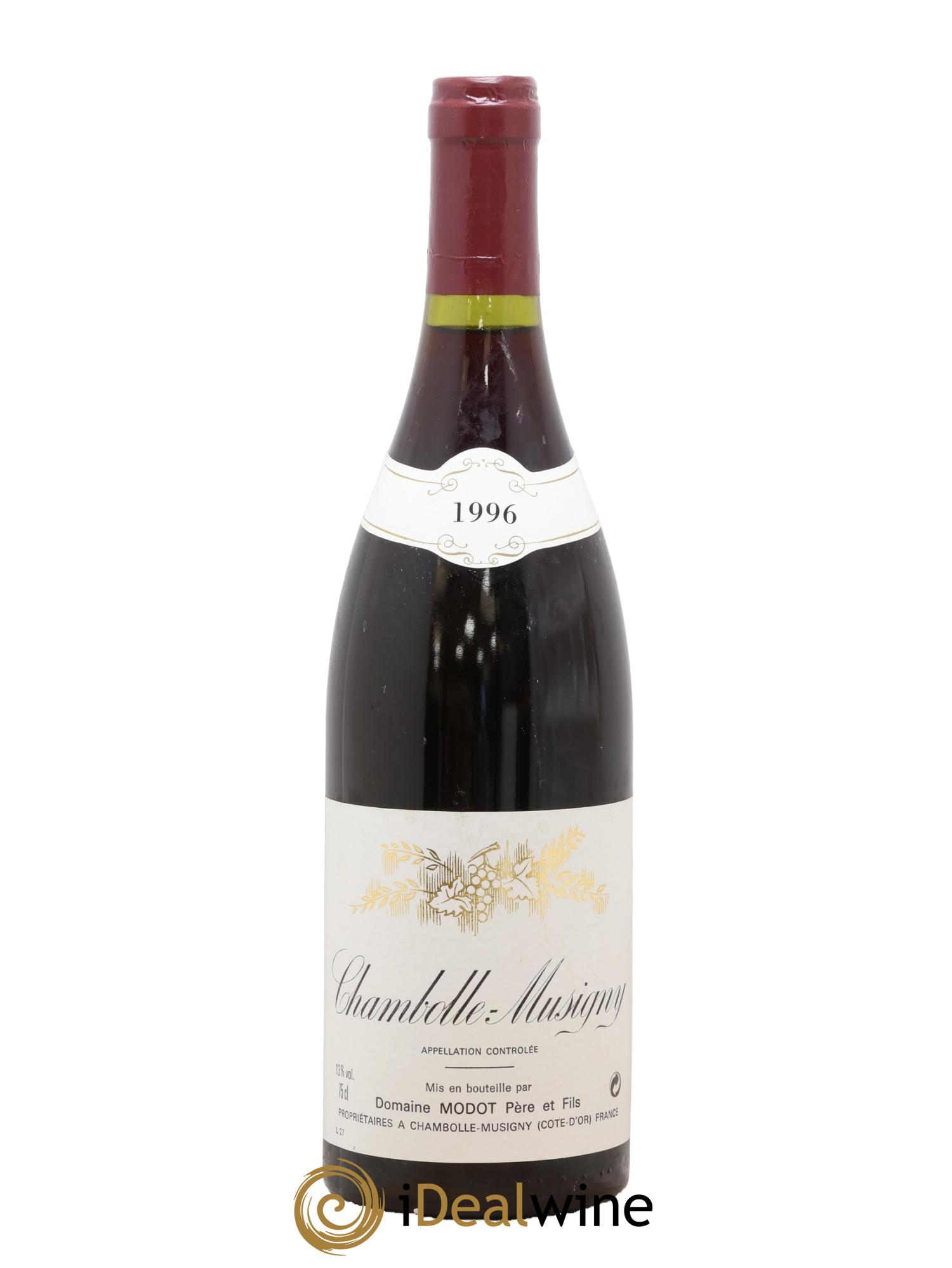 Chambolle-Musigny Modot 1996 - Lot de 1 bouteille - 0