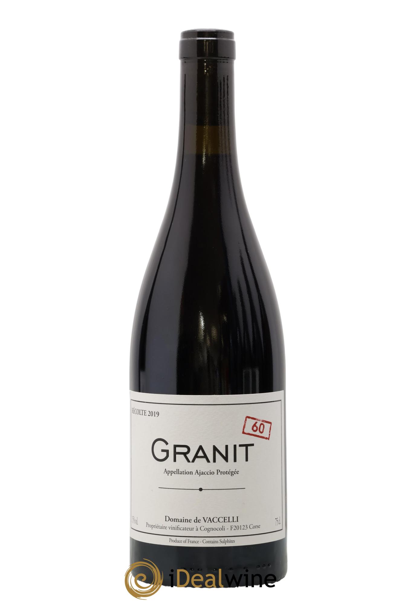 Ajaccio Granit 60 Vaccelli 2019 - Lot of 1 bottle - 0