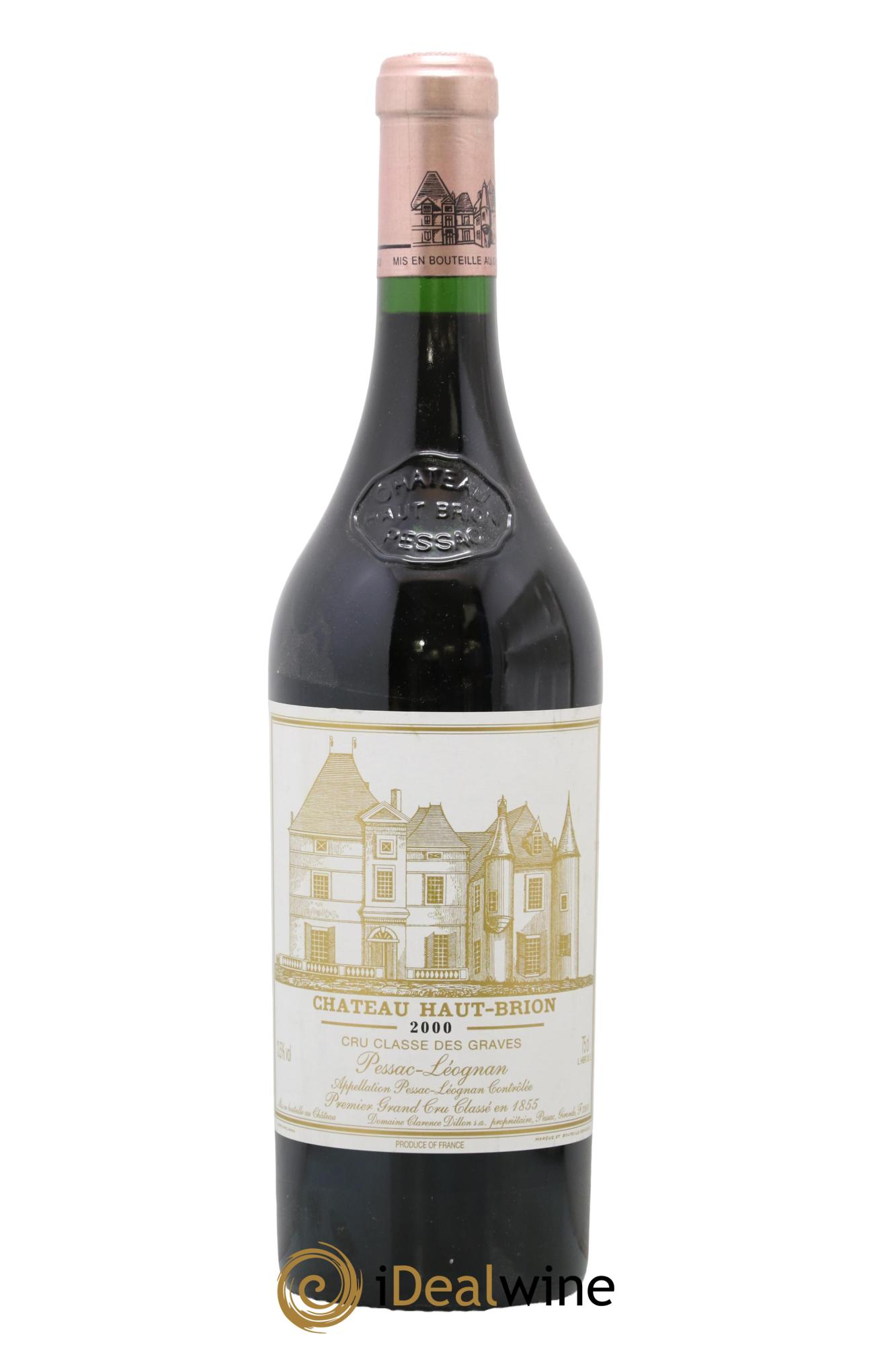 Château Haut Brion 1er Grand Cru Classé 2000 - Lot de 1 bouteille - 0