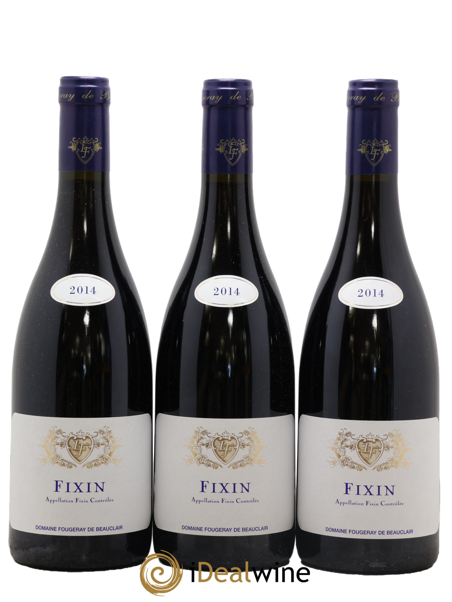 Fixin Fougeray de Beauclair 2014 - Lot de 3 bouteilles - 0