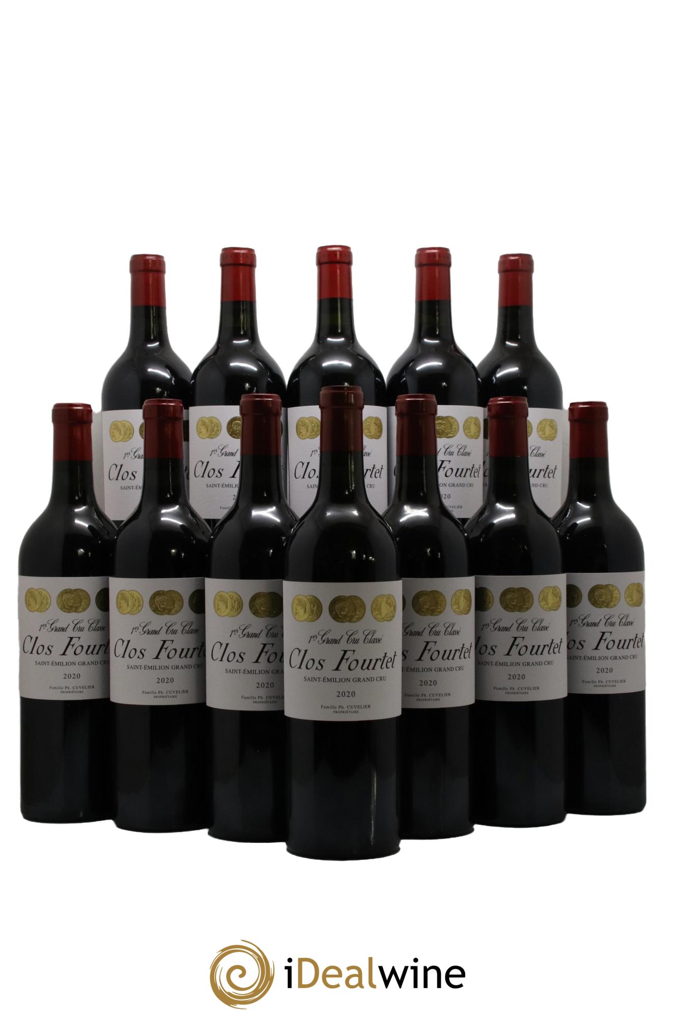 Clos Fourtet 1er Grand Cru Classé B 2020 - Posten von 12 Flaschen - 0